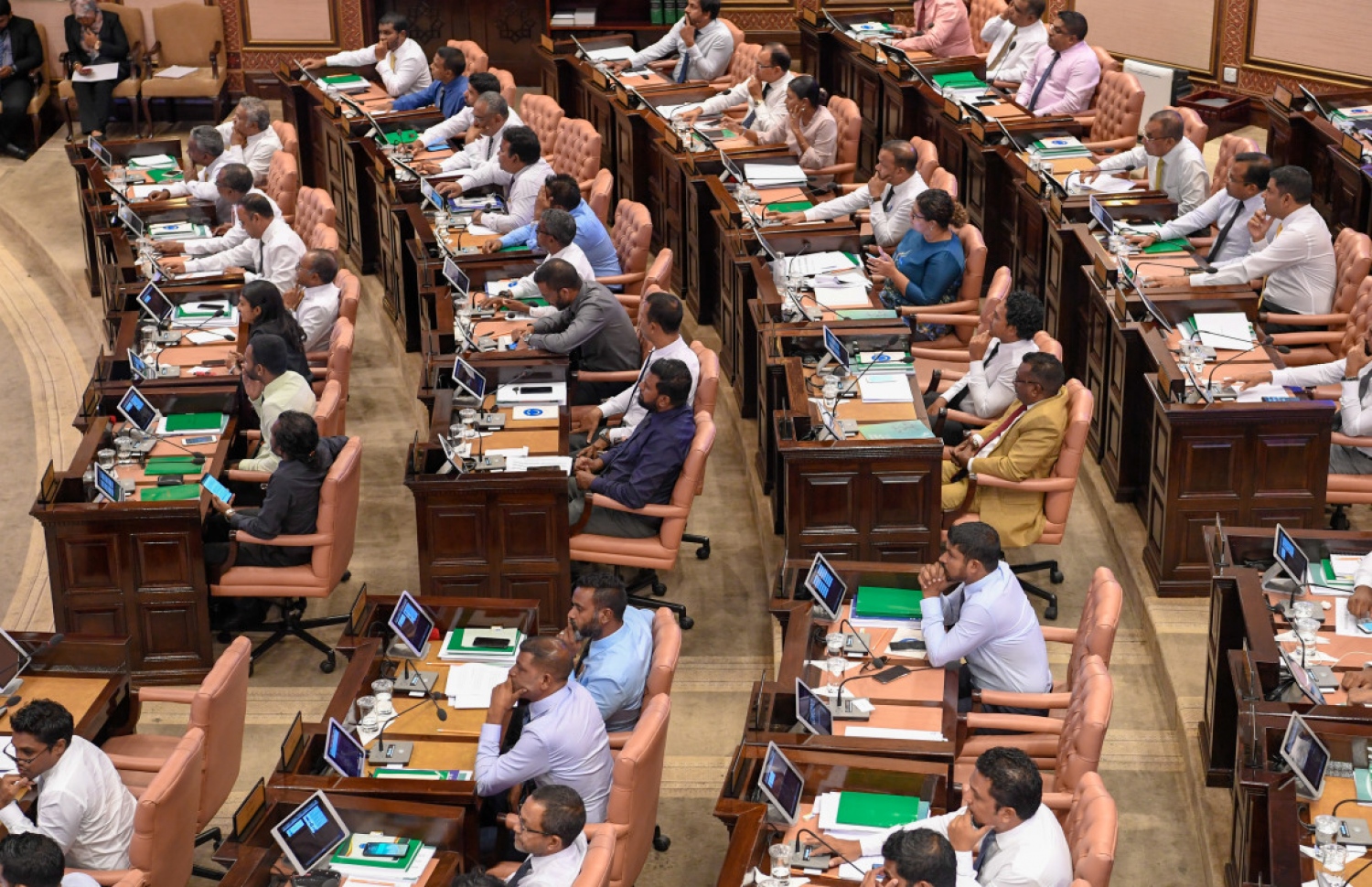 ރައްޔިތުންގެ މަޖިލިހުގެ ޖަލްސާއެއް ކުރިއަށް ދަނީ. --- ފޮޓޯ: މަޖިލިސް