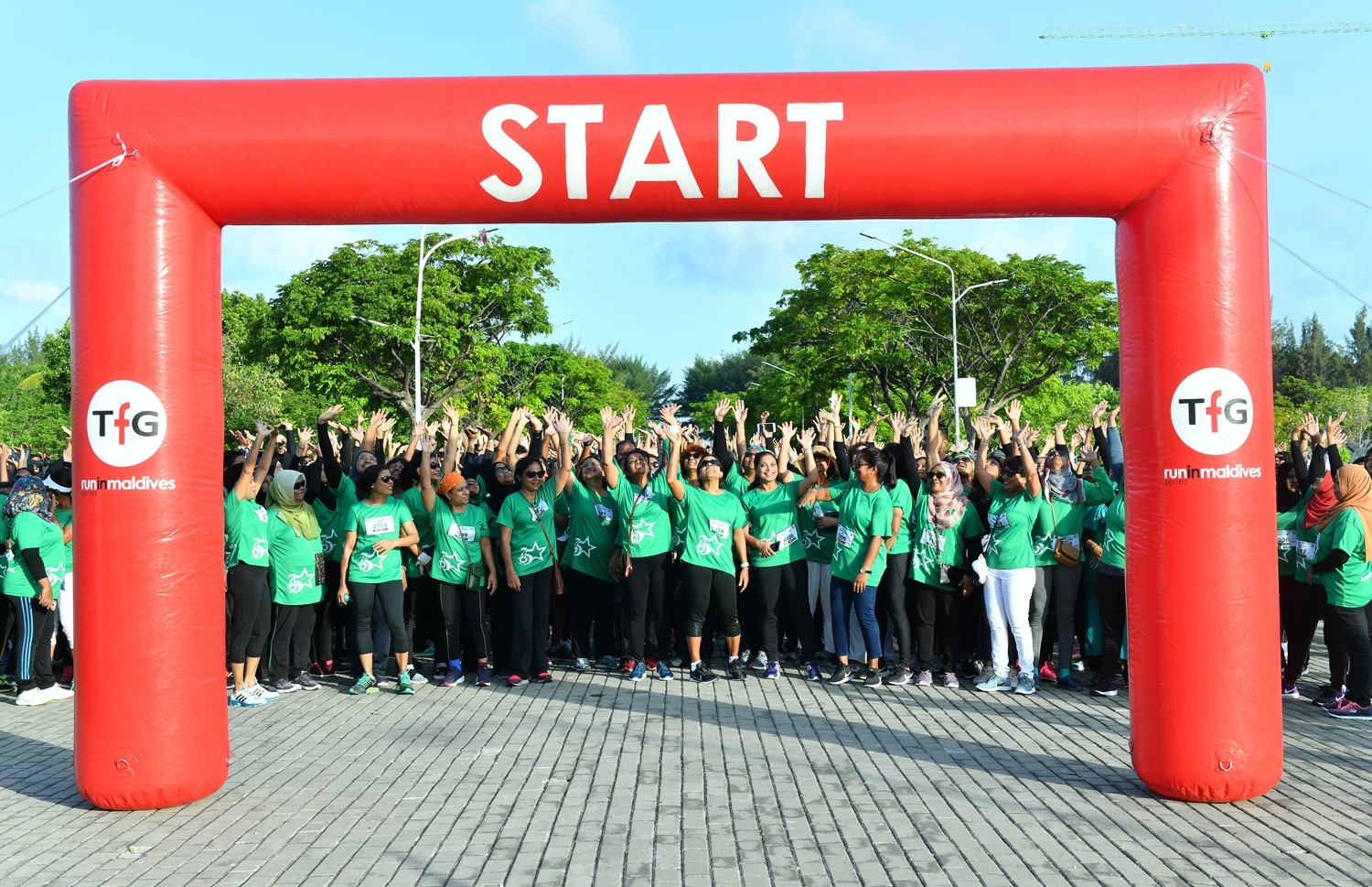 ހުޅުމާލެ: ޖުލައި 5، 2019- އަމީނިއްޔާ ސްކޫލުގެ 75 ވަނަ އަހަރީދުވަސް ފާހަގަކުރުމުގެ ހަރަކާތްތަކުގެ ތެރެއިން ހުކުރު ދުވަހުގެ ހަވީރު ހުޅުމާލޭގައި ބޭއްވި "އަމީނީ ޑައިމަންޑް ޖުބިލީ ރަން"ގެ ތެރެއިން.---ފޮޓޯ: ރައީސް އޮފީސް