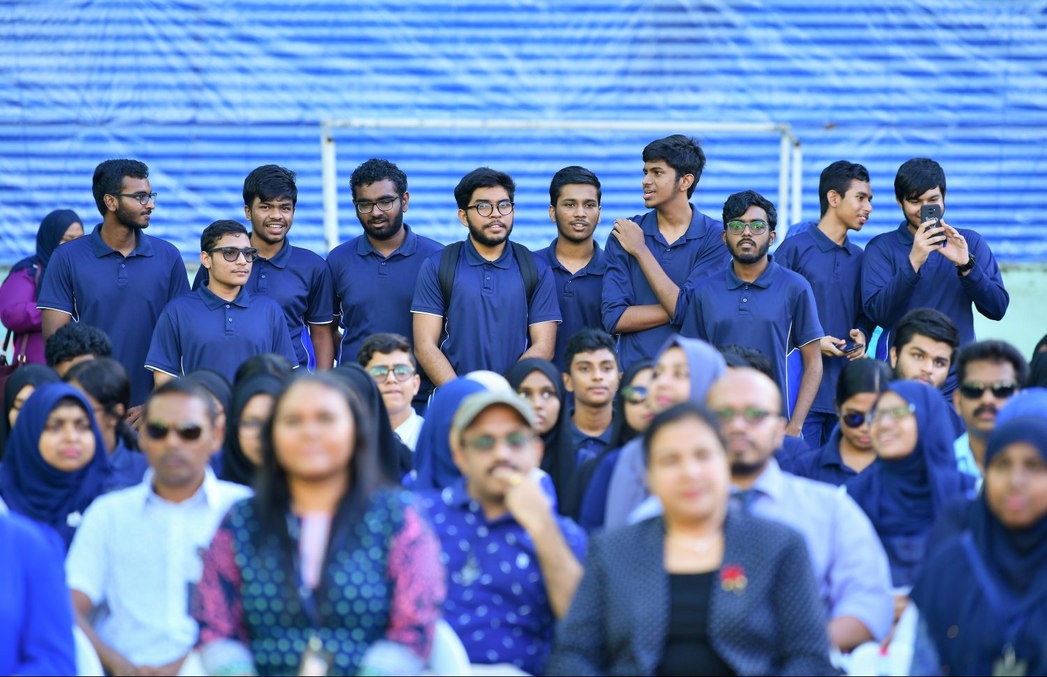 މާލެ: ޖުލައި 8، 2019- ސެންޓަ ފޯ ހަޔަ ސެކަންޑަރީ އެޑިއުކޭޝަން (ސީއެޗްއެސްއީ) އަށް 40 އަހަރު ފުރުން ފާހަގަކުރުމުގެ ގޮތުން ހެންވޭރު ދަނޑުގައި ބޭއްވި ރަސްމިއްޔާތުގެ ތެރެއިން.---ފޮޓޯ: ހުސައިން ވަހީދު/ މިހާރު