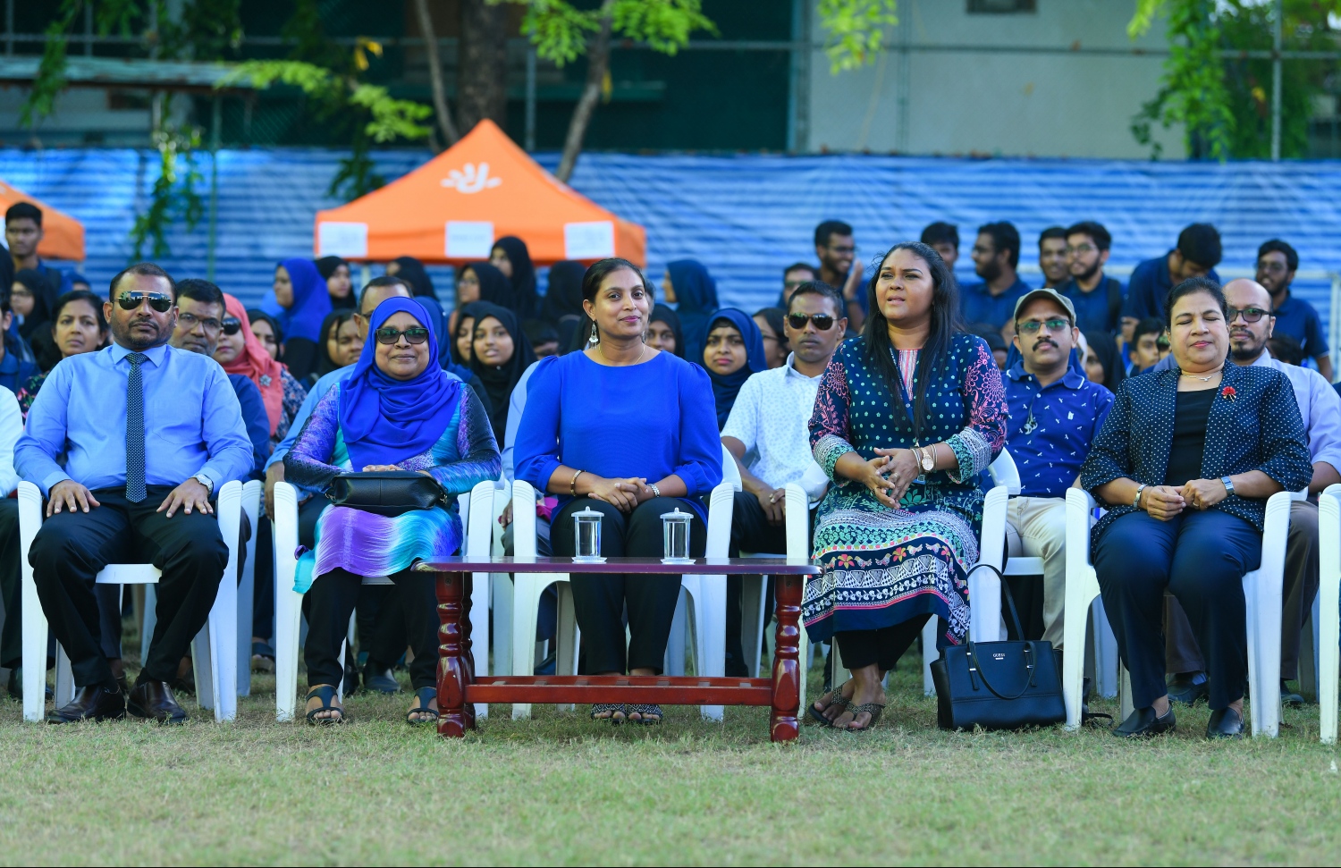 މާލެ: ޖުލައި 8، 2019- ސެންޓަ ފޯ ހަޔަ ސެކަންޑަރީ އެޑިއުކޭޝަން (ސީއެޗްއެސްއީ) އަށް 40 އަހަރު ފުރުން ފާހަގަކުރުމުގެ ގޮތުން ހެންވޭރު ދަނޑުގައި ބޭއްވި ރަސްމިއްޔާތުގެ ތެރެއިން.---ފޮޓޯ: ހުސައިން ވަހީދު/ މިހާރު