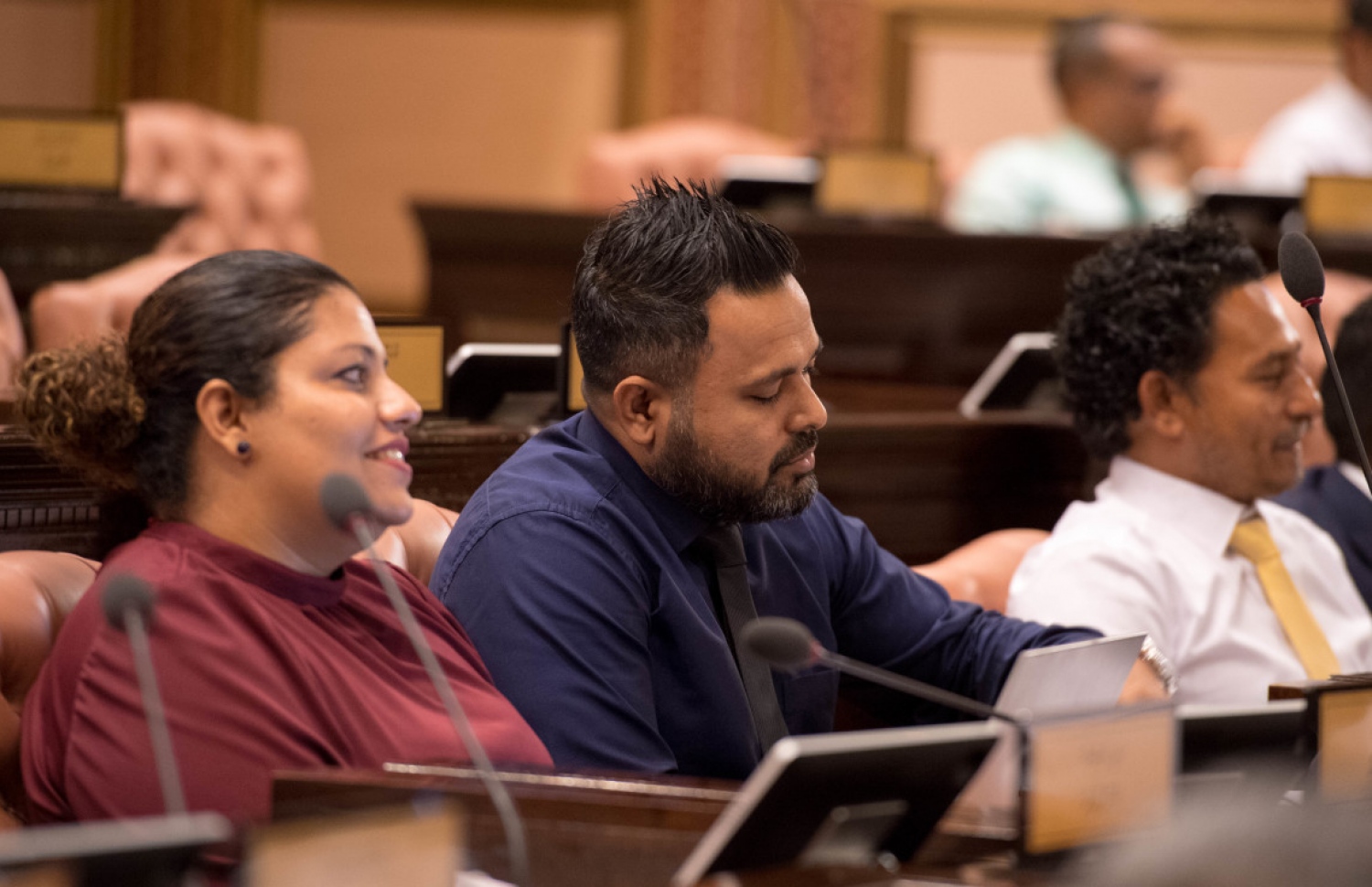 ރައްޔިތުންގެ މަޖިލިހުގެ މިއަދުގެ ޖަލްސާ ކުރިއަށް ދަނީ. --- ފޮޓޯ: މަޖިލިސް