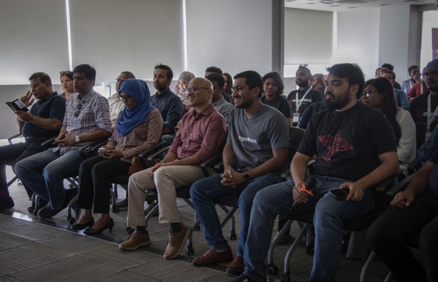 އޭންޖަލް ހެކްގެ ދެވަނަ ހެކަތޯން ފެށުމުގެ ރަސްމިއްޔާތުގެ ތެރެއިން-- ފޮޓޯ: ދިރާގު