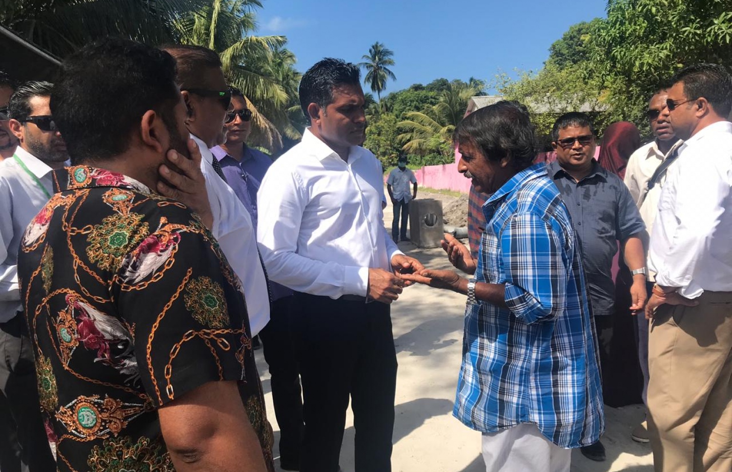 ސ. ހުޅުމީދޫ: ޖުލައި 13، 2019- ނައިބު ރައީސް ފައިސަލް ނަސީމް މި ރަށަށް މިއަދު ވަޑައިގެން މީހެއްގެ ވާހަތައް އައްސަވަނީ.