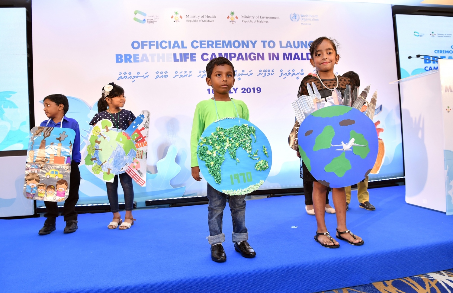 މާލެ: ޖުލައި 16، 2019: "ބްރީތްލައިފް ކެމްޕޭން" އިފްތިތާހު ކުރުމަށް ހޮޓެލް ޖެންގައި ބޭއްވި ރަސްމިއްޔާތެއްގެ ތެރެއިން.-- ފޮޓޯ: ރައީސް އޮފީސް