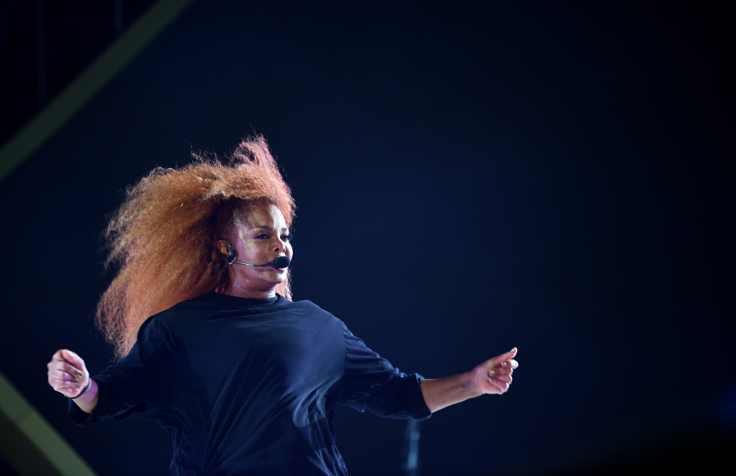 ޖިއްދާ: ޖުލައި 18، 2019: ޖިއްދާ ވޯލްޑް މިއުޒިކް ފެސްޓިވަލްގައި އެމެރިކާގެ ލަވަކިޔުންތެރިޔާ ޖެނެޓް ޖެކްސަން ޕާފޯމް ކުރަނީ. --ފޮޓޯ:އޭއެފްޕީ