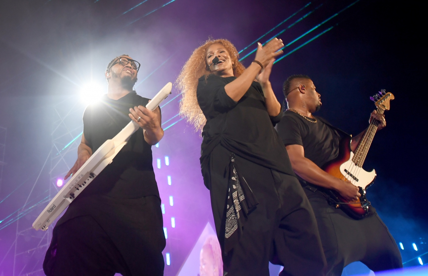 ޖިއްދާ: ޖުލައި 18، 2019: ޖިއްދާ ވޯލްޑް މިއުޒިކް ފެސްޓިވަލްގައި އެމެރިކާގެ ލަވަކިޔުންތެރިޔާ ޖެނެޓް ޖެކްސަން ޕާފޯމް ކުރަނީ. --ފޮޓޯ:އޭއެފްޕީ