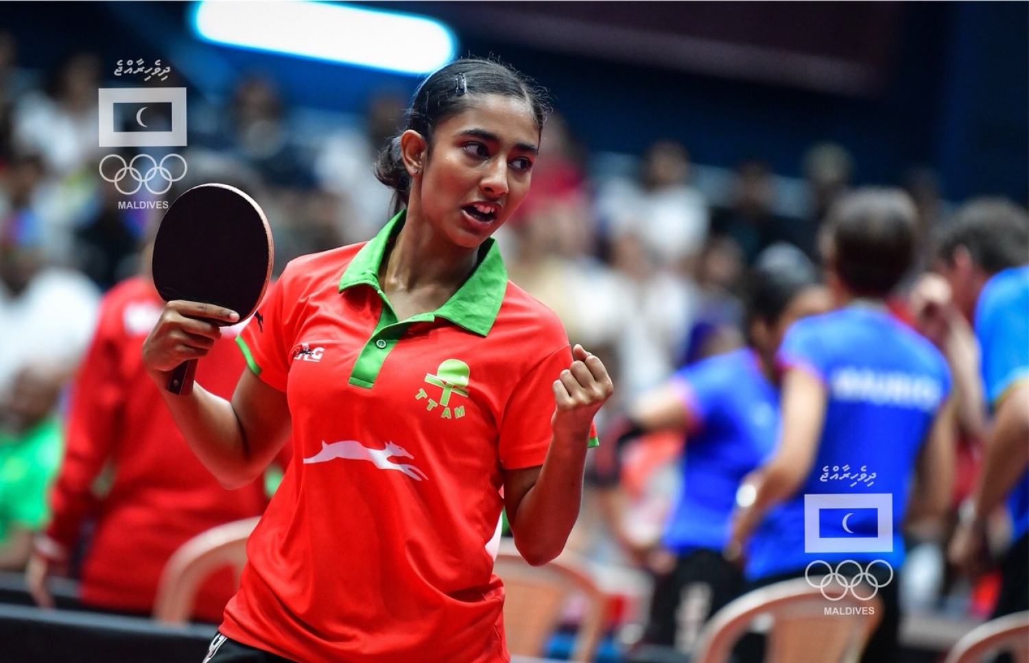 ރާއްޖޭގެ ރަފާ މިއަދުގެ މެޗުގައި އުފާފާޅުކުރަނީ. -- އެމްއޯސީ ފޮޓޯ: ނިޝާން އަލީ