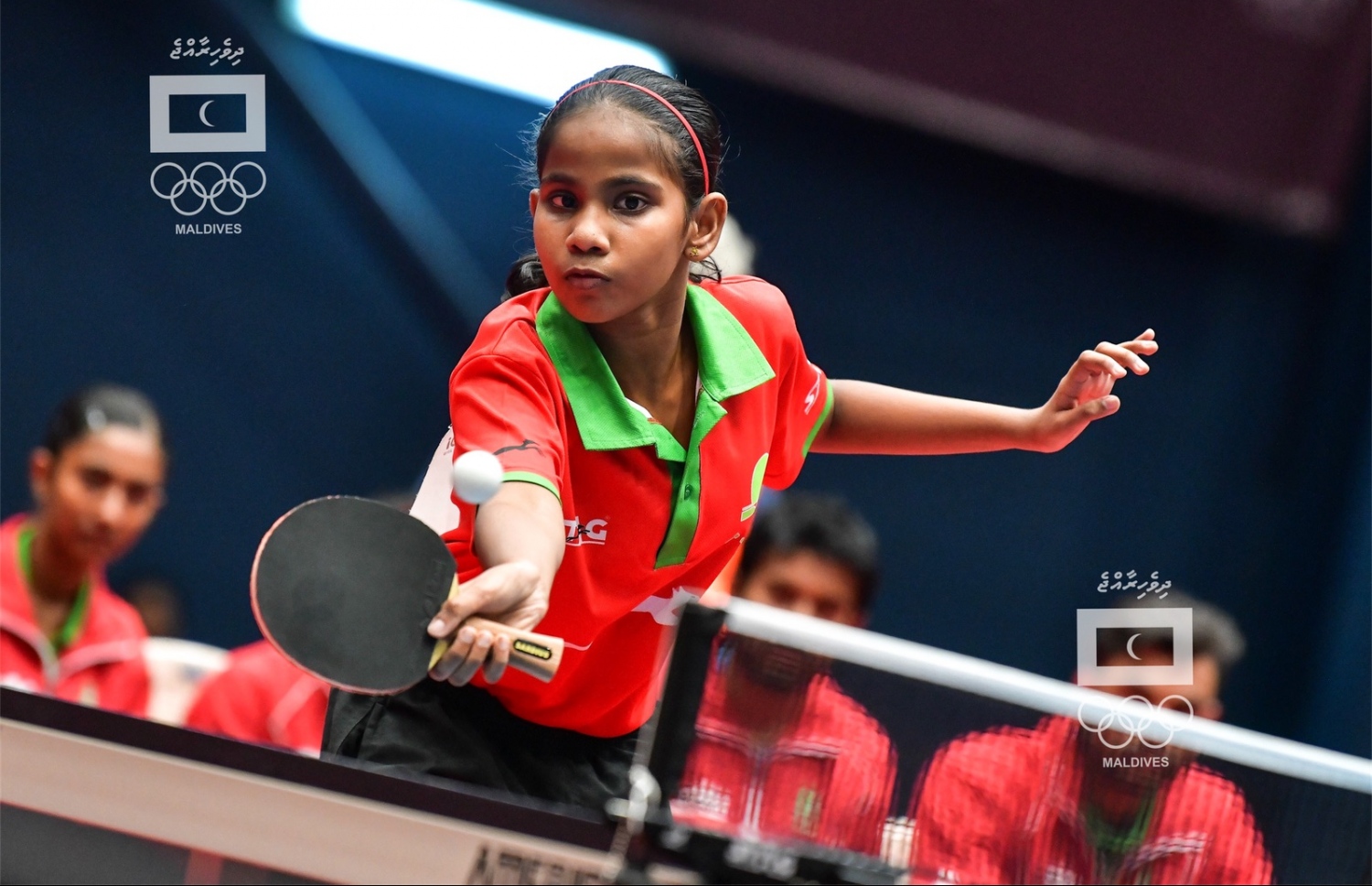 ރާއްޖޭގެ ދީމާ އިއްޔެ ފައިނަލުގައި މޮރިޝަސްއާ ދެކޮޅަށް ކުޅެނީ. -- އެމްއޯސީ ފޮޓޯ: ނިޝާން އަލީ/މިހާރު