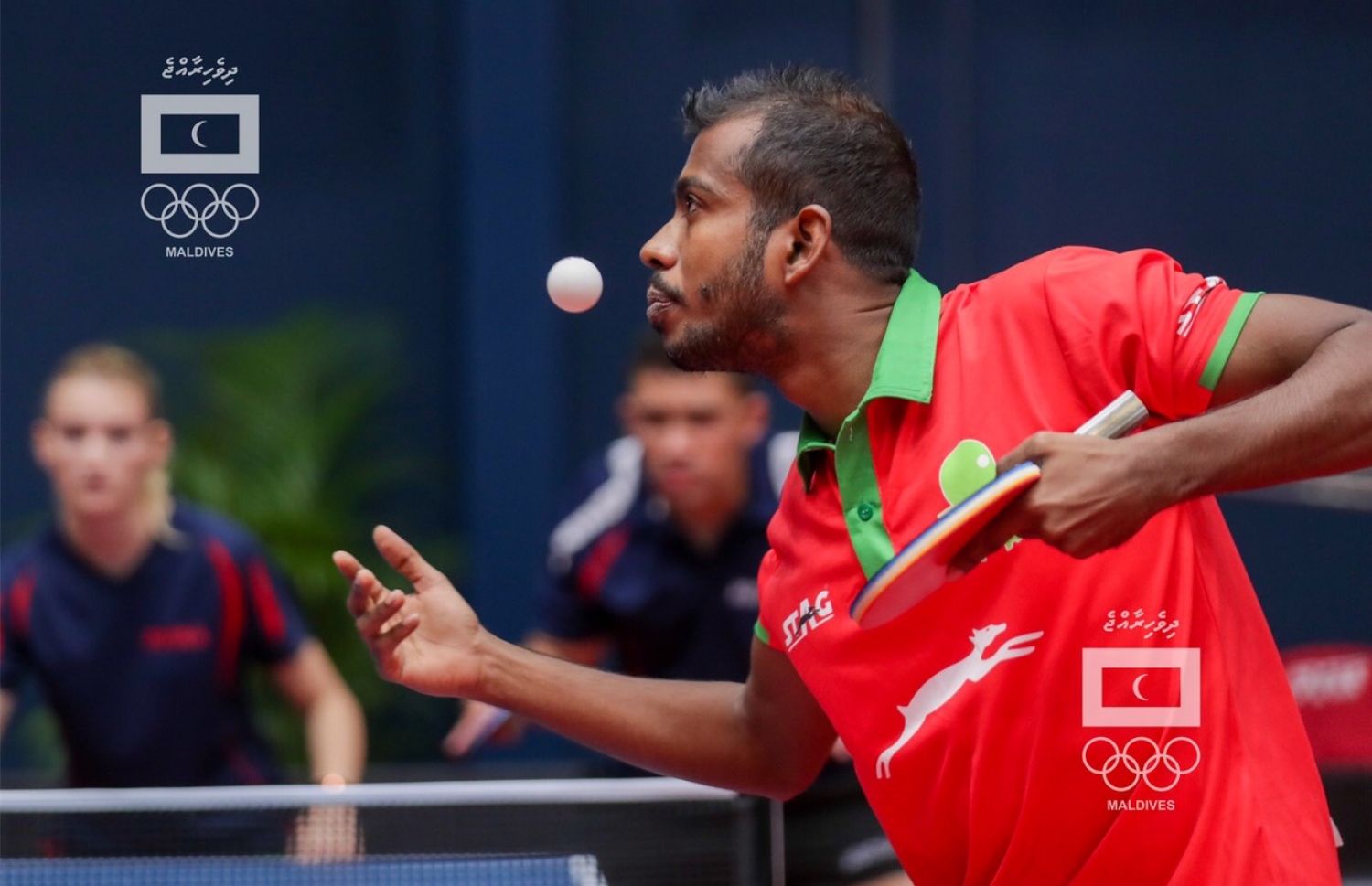 ގްރޫޕް ސްޓޭޖުގައި މިއަދު މުންސިފް ކުޅެނީ. --އެމްއޯސީ ފޮޓޯ: މުހައްމަދު ޝަރުހާން ވަހީދު