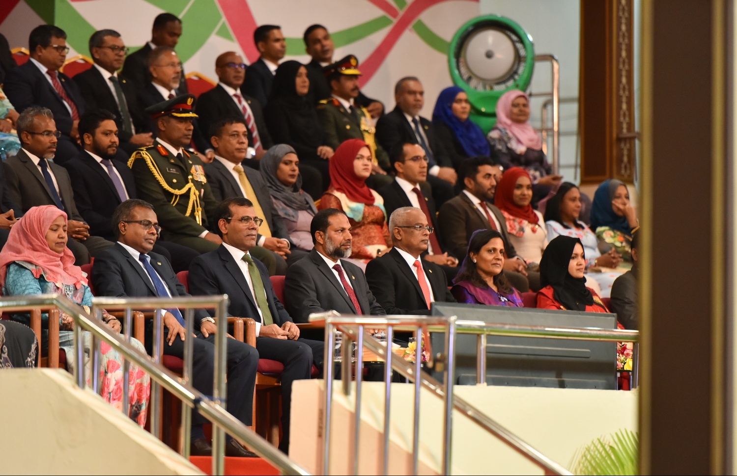 މާލެ: ޖުލައި 26، 2019- ގަލޮޅު ދަނޑުގައި ކުރިއަށްދިޔަ މި އަހަރުގެ މިނިވަން ދުވަހުގެ ކުޅިވަރުތަކުގެ ތެރެއިން.---ފޮޓޯ: ހުސައިން ވަހީދު/މިހާރު