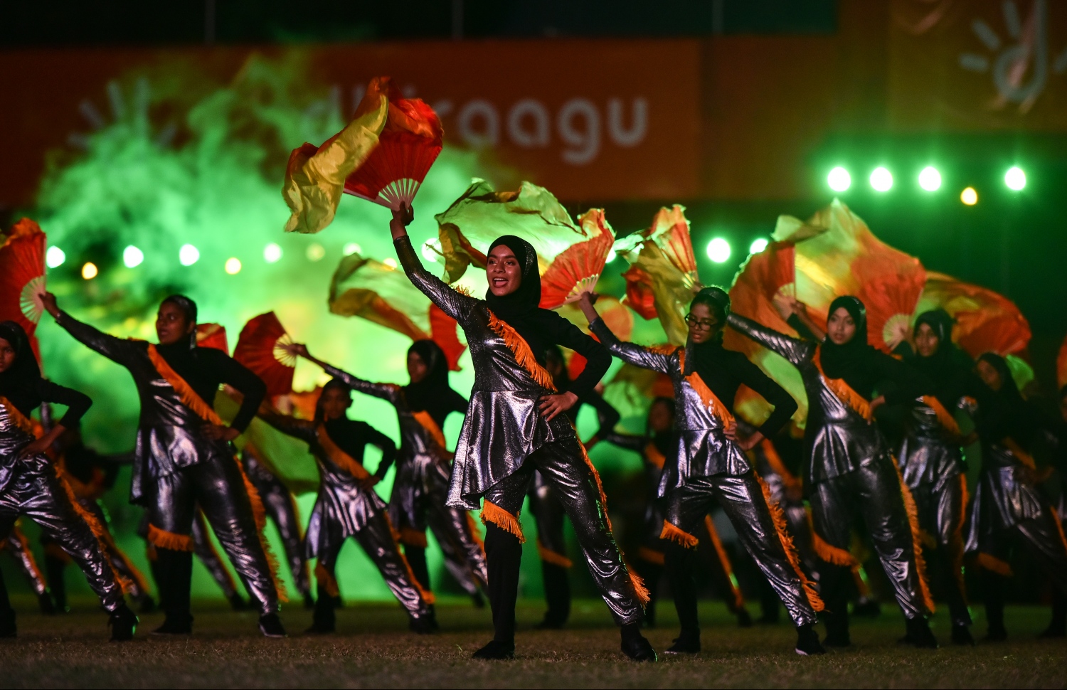 މާލެ: ޖުލައި 26، 2019- ގަލޮޅު ދަނޑުގައި ކުރިއަށްދިޔަ މި އަހަރުގެ މިނިވަން ދުވަހުގެ ކުޅިވަރުތަކުގެ ތެރެއިން.---ފޮޓޯ: ހުސައިން ވަހީދު/މިހާރު