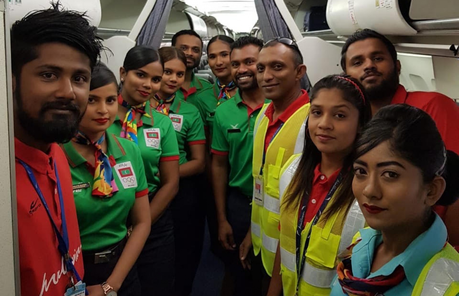 މޮރިޝްއަށް ދިޔަ މޯލްޑިވިއަންގެ ކްރޫ-- ފޮޓޯ: މޯލްޑިވިއަން