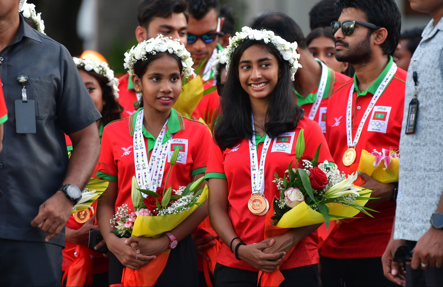 އައިއޯއައިޖީގެ އުފާފާޅުކުރުމުގެ ތެރެއިން ރަފާ (ކ) އާއި ދީމާ. -- ފޮޓޯ: ހުސެއިން ވަހީދު/ މިހާރު