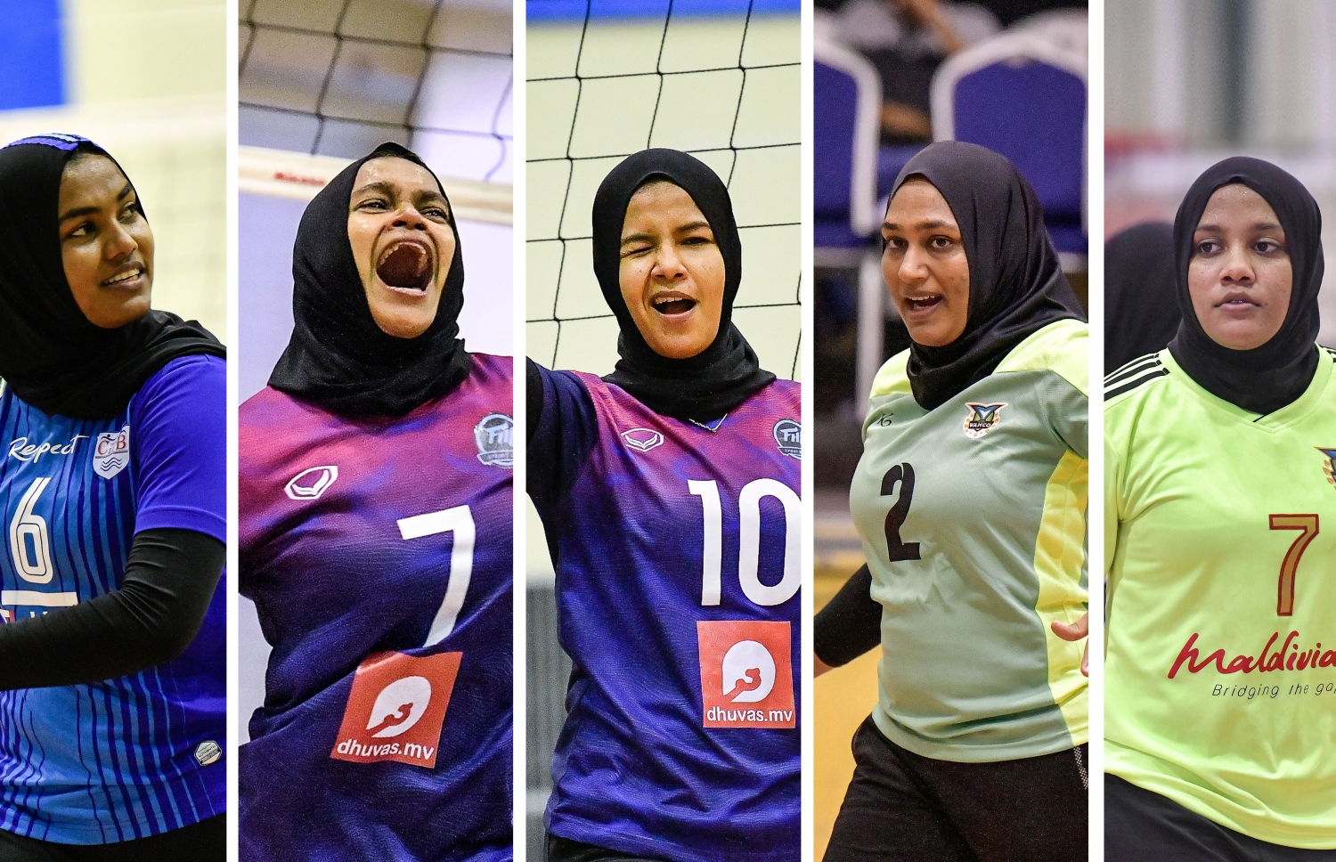 އެންމެ މޮޅު އަންހެން ވޮލީބޯޅަ ކުޅުންތެރިޔާގެ މަގާމަށް ވާދަކުރާ ކުޅުންތެރިން (ކ-ވ) އަރީޝާ، އަޒީފާ، މާޖިދާ، ޖޫޒާން އަދި ހައްވަ.