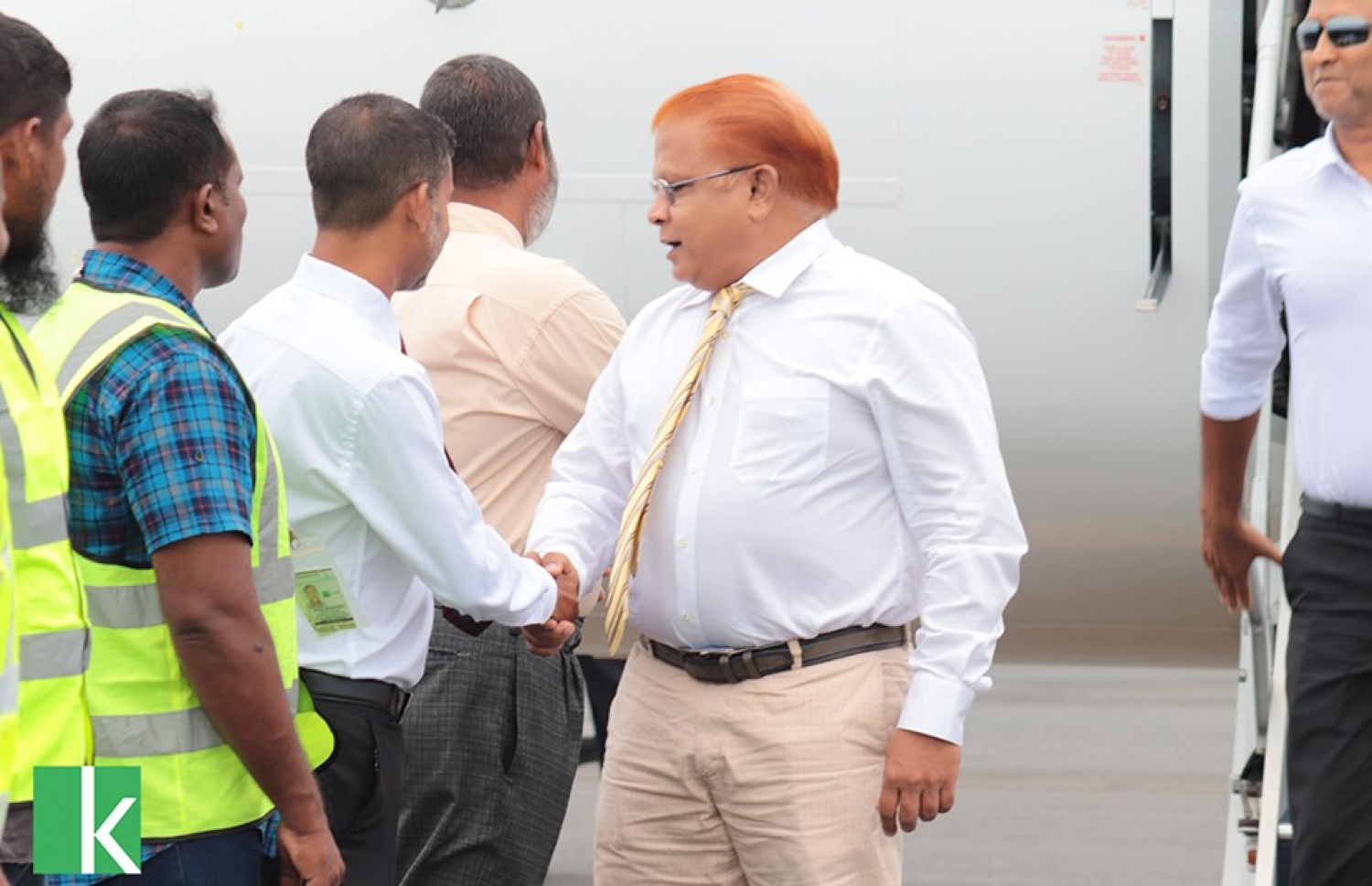 ޓްރާންސްޕޯޓުގެ ސްޓޭޓް މިނިސްޓަރު ޒުހެއިރު މިއަދު ކުޅުދުއްފުއްޓަށް ވަޑައިގަން ސަލާމްކުރައްވަނީ.-- ފޮޓޯ: ކުޅުދުއްފުށީ އޮންލައިން