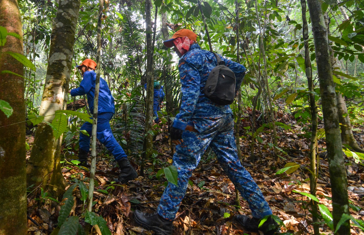 މެލޭޝިއާގެ ރިސޯޓަކުން ގެއްލުނު ޚާއްސަ އެހީ އަށް ބޭނުންވާ ނޯރާ ހޯދުމުގައި ރެސްކިއު ޓީމުގެ މެންބަރުން ހަރަކާތްތެރި ވަނީ. --ފޮޓޯ:އޭއެފްޕީ
