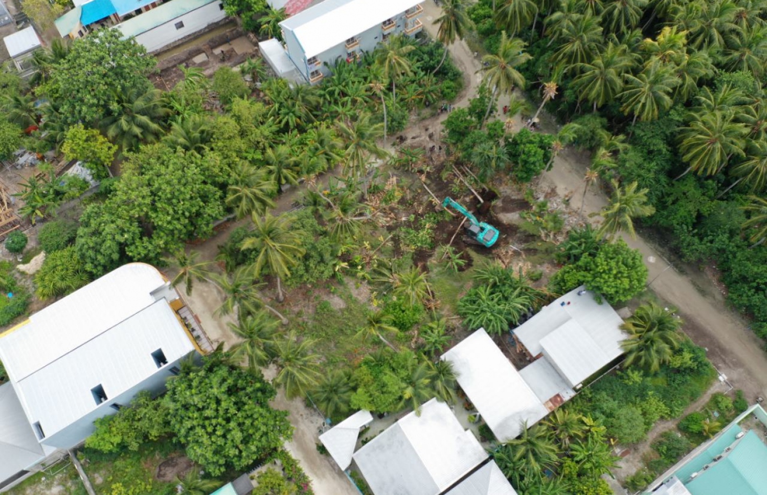 އުކުޅަހު ކޮންވެންޝަން ސެންޓަރު އެޅި ބިން ޖުލައި 27 ގައި އޮތް ގޮތް