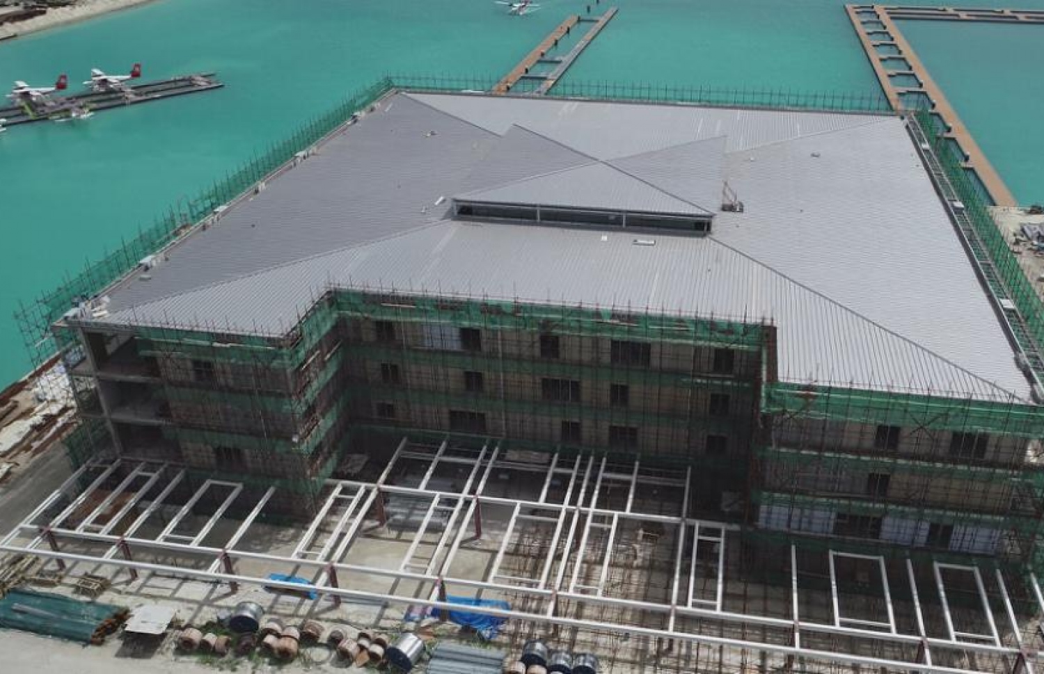 އަލަށް ހަދާ ސީޕްލޭން ޓާމިނަލް: މިތަނުގެ އެއް ފްލޯ އެއްކޮށް ޓީއެމްއޭއަށް ލިބޭނެ -- ފޮޓޯ: އެމްއޭސީއެލް