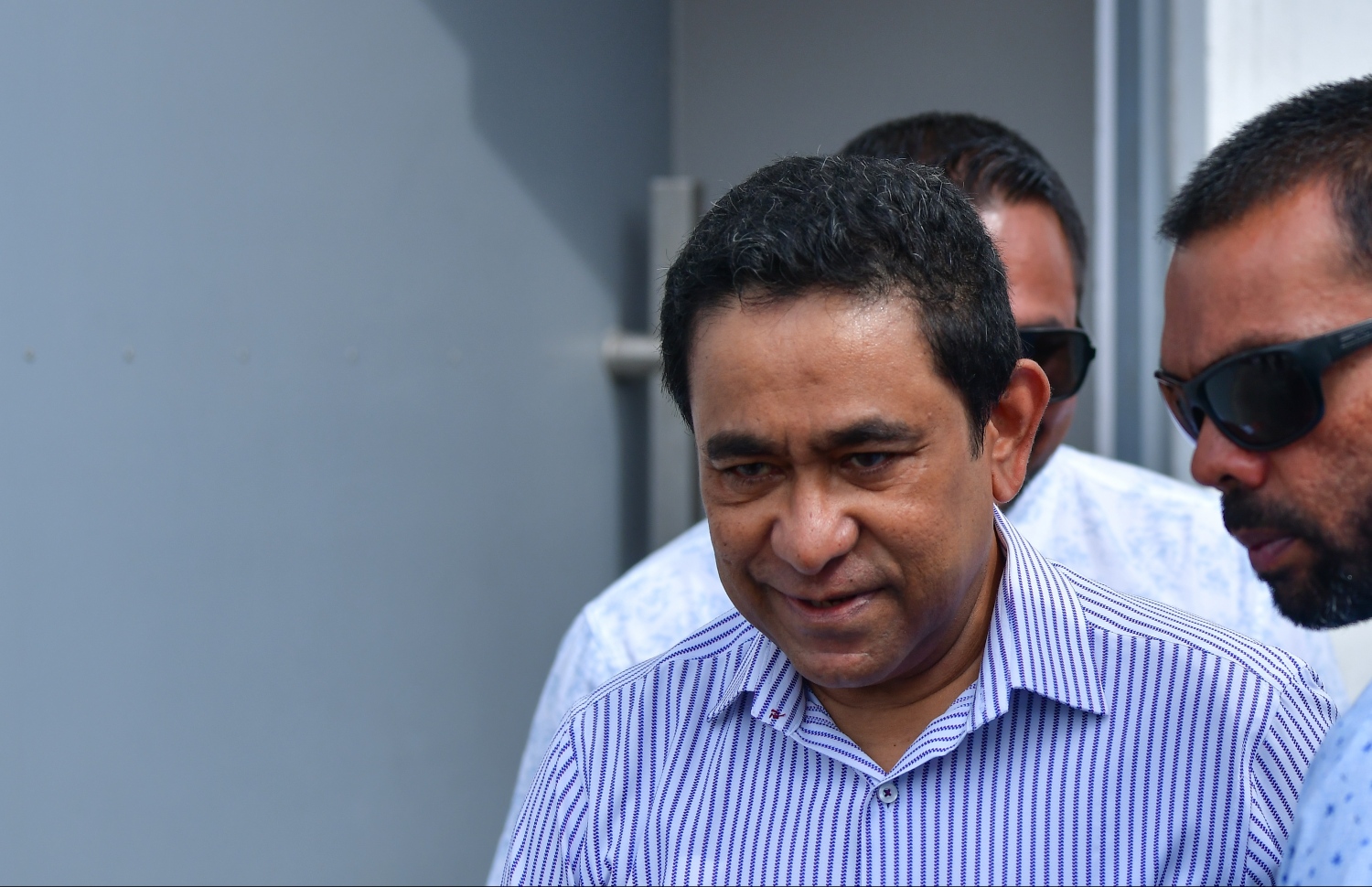 ކުރީގެ ރައީސް އަބްދުﷲ ޔާމީން: ހުކުމާ އެކު ގާނޫނީ ފުރުސަތު ބަންދުވެފައި ވީ ނަމަވެސް 2023 ގައި ޕީޕީއެމްގެ ރިޔާސީ ކެންޑިޑޭޓަކީ ޔާމީން ކަމަށް ކައުންސިލުން ވަނީ ފާސްކޮށްފައި. -- ފޮޓޯ: ހުސެއިން ވަހީދު/ މިހާރު