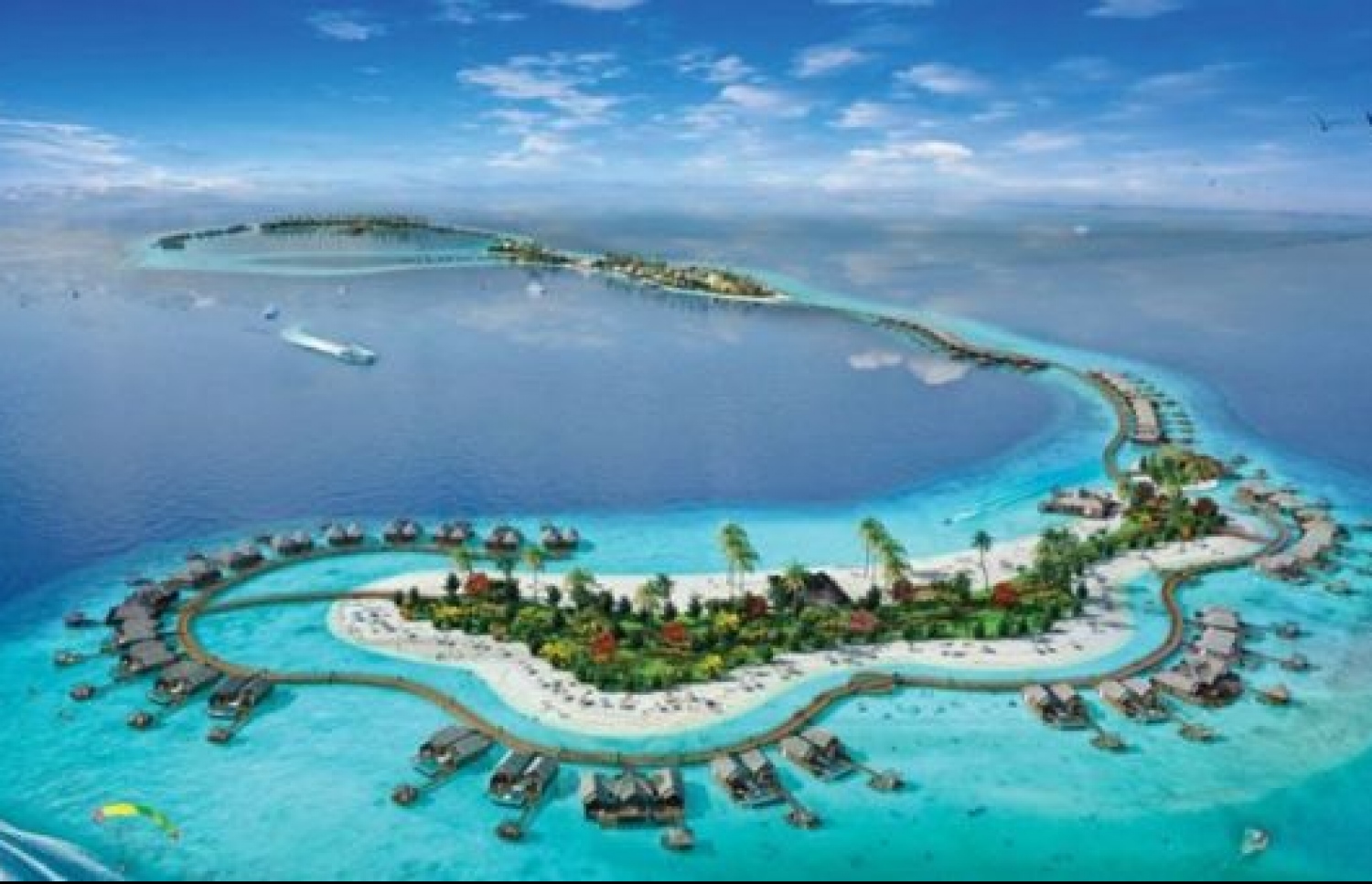 ވަލްޑޯފް އެސްޓޯރިއާ އިތާފުށި ރިސޯޓުގެ މަތިން ފޮޓޯއެއް-- ފޮޓޯ:ޕިންޓްރެސްޓް