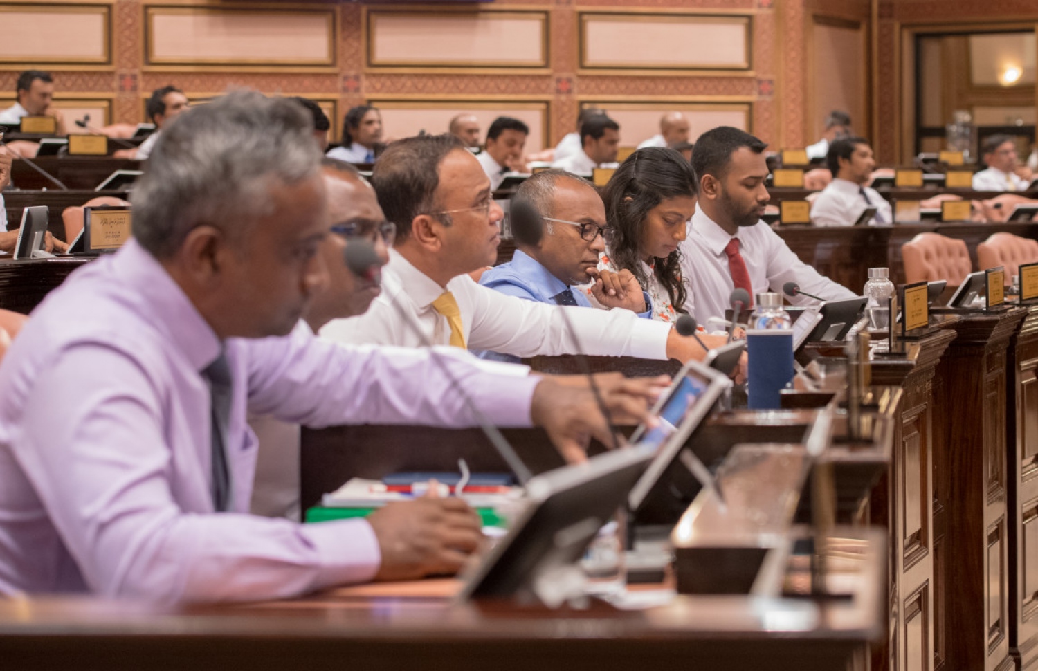 ރައްޔިތުންގެ މަޖިލިހުގެ ޖަލްސާއެއް ކުރިއަށް ދަނީ. --- ފޮޓޯ: މަޖިލިސް