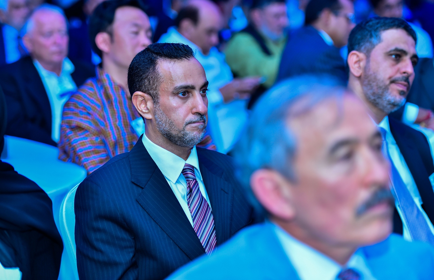 ޕެރެޑައިސް އައިލެންޑް ރިސޯޓް: ސެޕްޓެމްބަރު 3، 2019: ހަތަރުވަނަ އިންޑިއަން އޯޝަން ކޮންފަރެންސް (އައިއޯސީ) ފެށުމަށް ޕެރެޑައިސް އައިލެންޑް ރިސޯޓުގައި ބޭއްވި ހަފުލާގެ ތެރެއިން.-- ފޮޓޯ: ރައީސް އޮފީސް