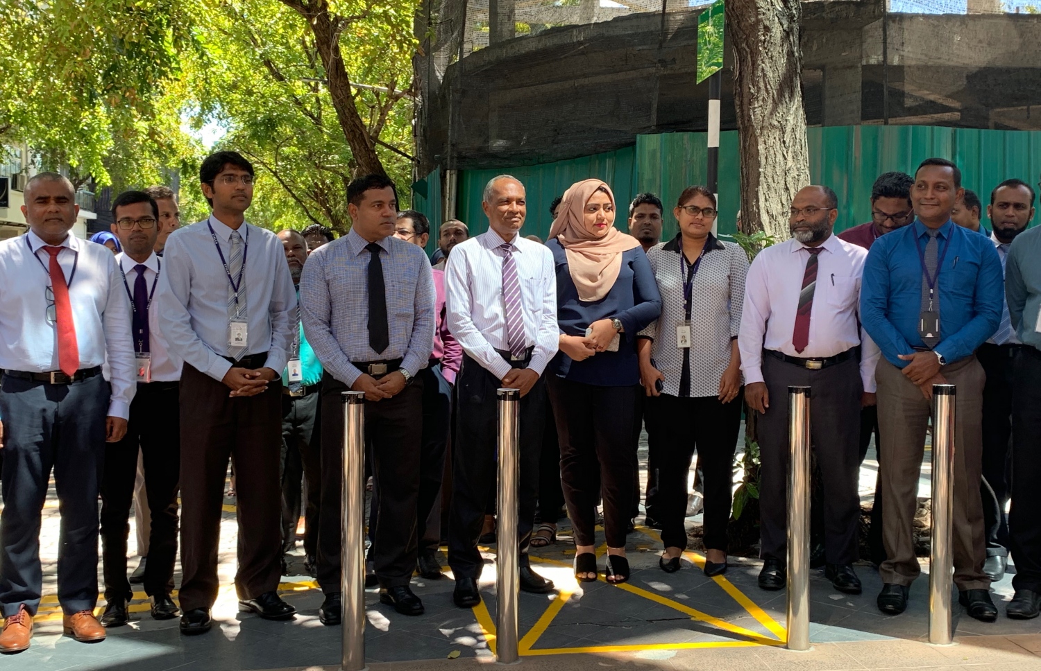 ސްޓެލްކޯއަށް 70 އަހަރު ފުރުން ފާހަގަކުރުމަށް ބޭއްވި ރަސްމިއްޔާތުގައި އެ ކުންފުނީގެ އެމްޑީ ހަސަން މުގްނީ (ވ3) -- ފޮޓޯ: މިހާރު