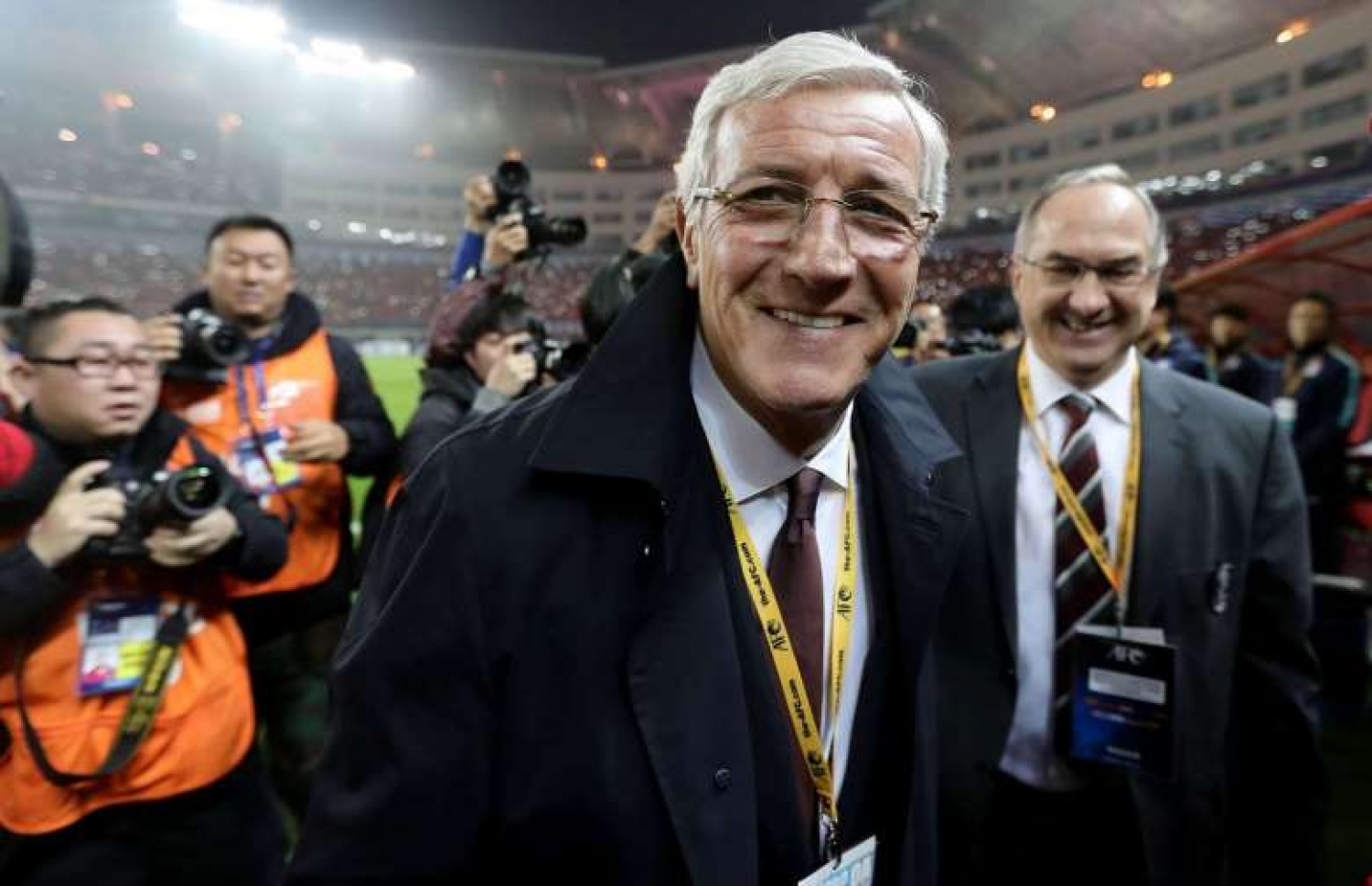 ޗައިނާ ގައުމީ ފުޓްބޯޅަ ޓީމުގެ ކޯޗު މާސެލޯ ލިއްޕީ: މާދަމާރޭ ޗައިނާ ގޮވައިގެން ރާއްޖެއާ ދެކޮޅަށް ނުކުންނާނެ. --ފޮޓޯ: އޭއެފްޕީ