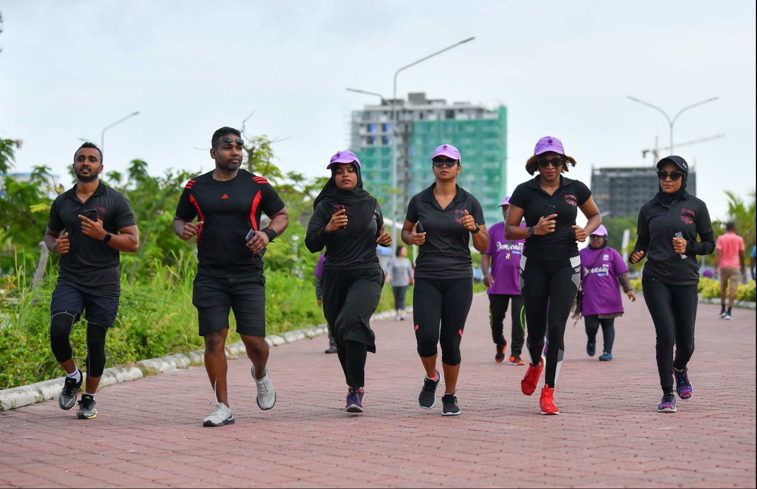 ހުޅުމާލެ: ސެޕްޓެމްބަރު 14، 2019: ބައިނަލްއަގުވާމީ ޑިމޮކްރަސީ ދުވަސް ފާހަގަކުރުމުގެ ގޮތުން އިލެކްޝަންސް ކޮމިޝަނުން އިންތިޒާމުކޮށްގެން ބޭއްވި "ޑިމޮކްރަސީ ރަން 2019"ގެ ތެރެއިން.---ފޮޓޯ: ހުސައިން ވަހީދު /މިހާރު