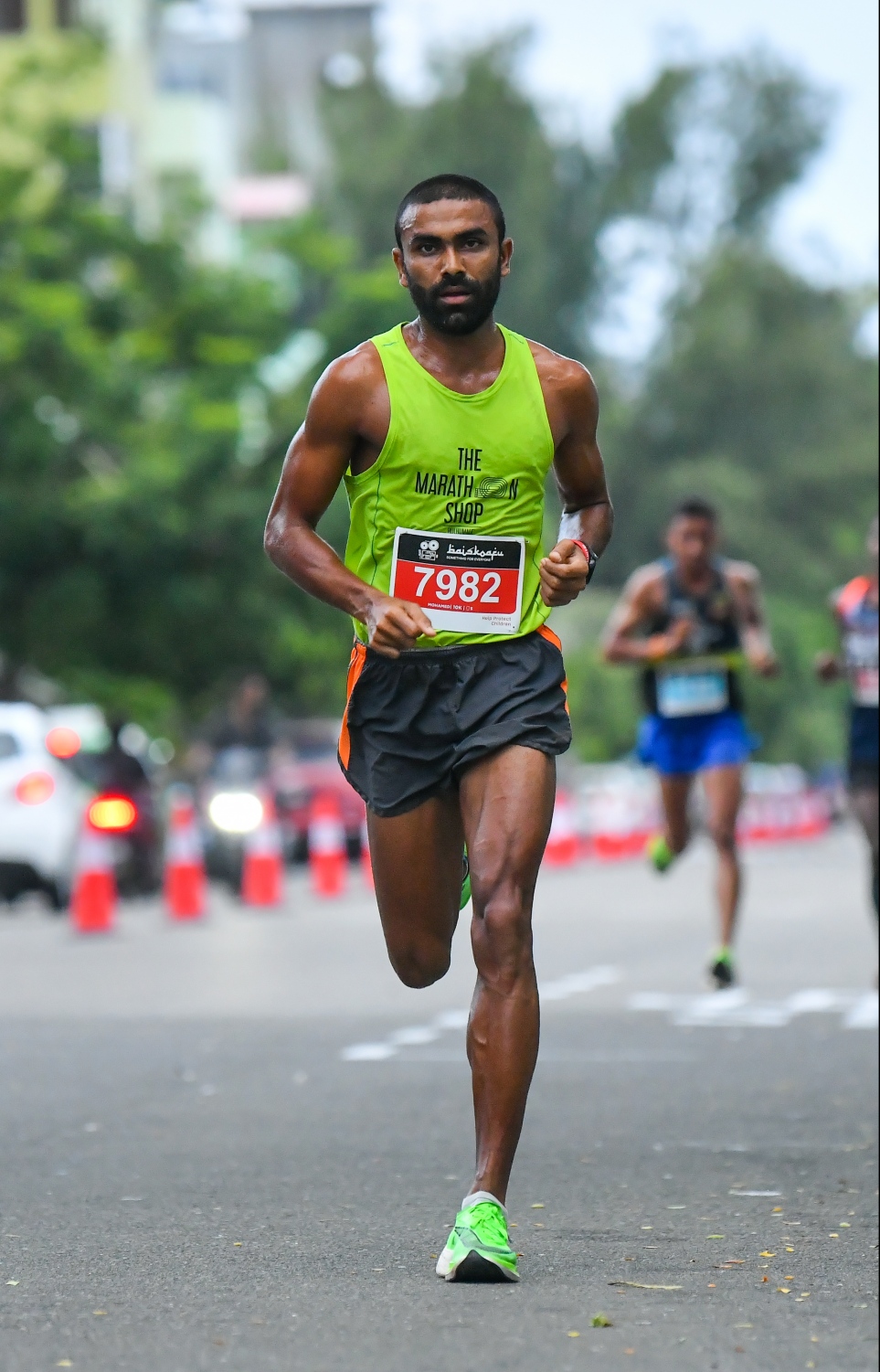 ހުޅުމާލެ: ސެޕްޓެމްބަރު 20، 2019: ރާއްޖޭގައި ބާއްވާ ދުވުމުގެ އެންމެ ބޮޑު ރޭސް ކަމަށްވާ، ދިރާގު މޯލްޑިވްސް ރޯޑް ރޭސްގެ މިއަހަރުގެ 10 ކިލޯމީޓަރު ދުވުމުގެ ތެރެއިން.---ފޮޓޯ: ހުސައިން ވަހީދު/މިހާރު