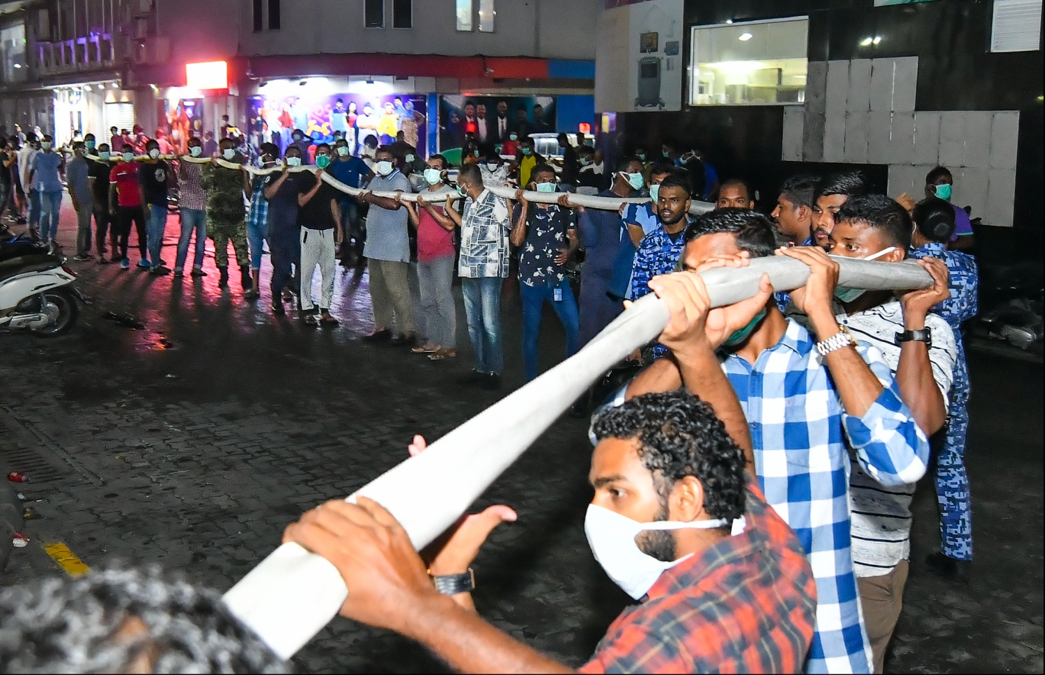 މާލޭގައި ހިނގި އެންމެ ބޮޑު އަލިފާނުގެ ހާދިސާ