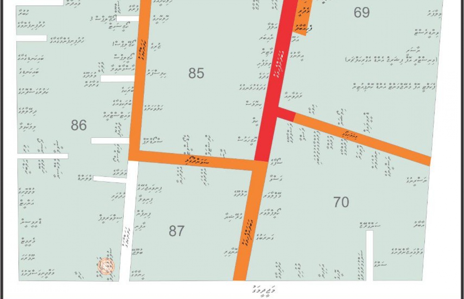 އަލިފާނުގެ ހާދިސާ ހިނގި ސަރަަހައްދަށް ވަންނަން އިރުޝާދު ދޭން ފުލުހުން އާއްމުކުރި ޗާޓް