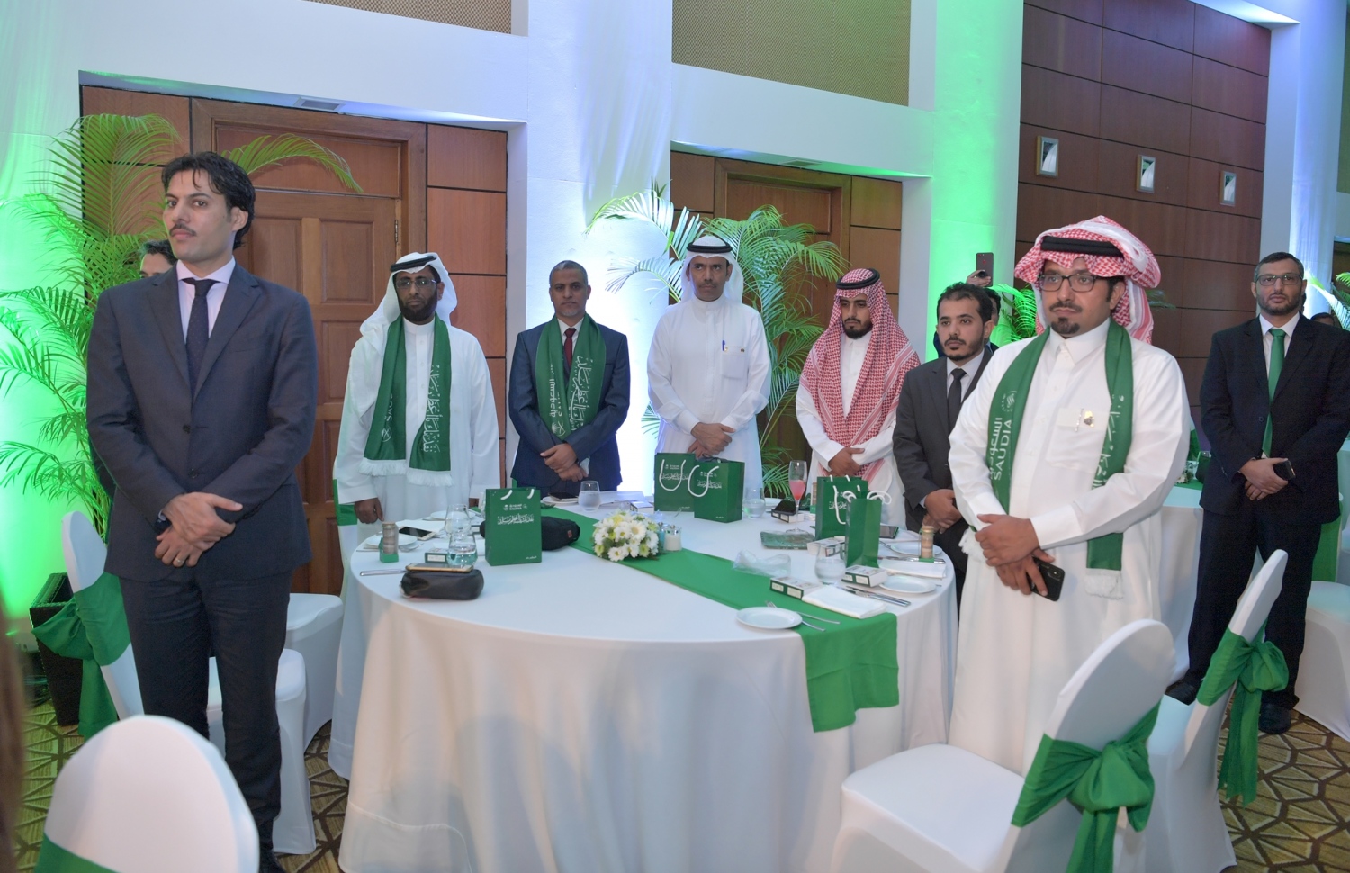 ކުރުނބާ މޯލްޑިވްސް: ސެޕްޓެމްބަރު 23، 2019: ސައުދީ އަރަބިއްޔާގެ 89 ވަނަ ގައުމީ ދުވަސް ފާހަގަކުރުމަށް ކުރުނބާ މޯލްޑިވްސްގައި ބޭއްވި ހަފުލާގެ ތެރެއިން.-- ފޮޓޯ: ރައީސް އޮފީސް