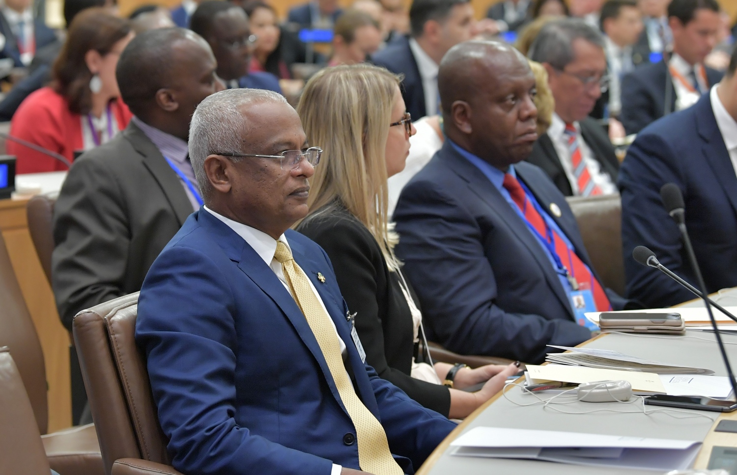 ރައީސް އިބްރާހީމް މުހައްމަދު ސޯލިހް އދ.ގެ އާއްމު މަޖިލީހުގެ 74 ވަނަ ޖަލްސާގައި ބައިވެރިވެވަޑައިގަންނަވަނީ.