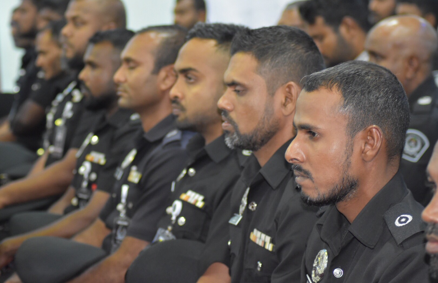 އެމްސީއެސްގެ 48 ވަނަ އަހަރީ ޖަލްސާގައި ބައިވެރިވި ބައެއް އޮފިސަރުން. -- ފޮޓޯ: ހޯމް މިނިސްޓްރީ