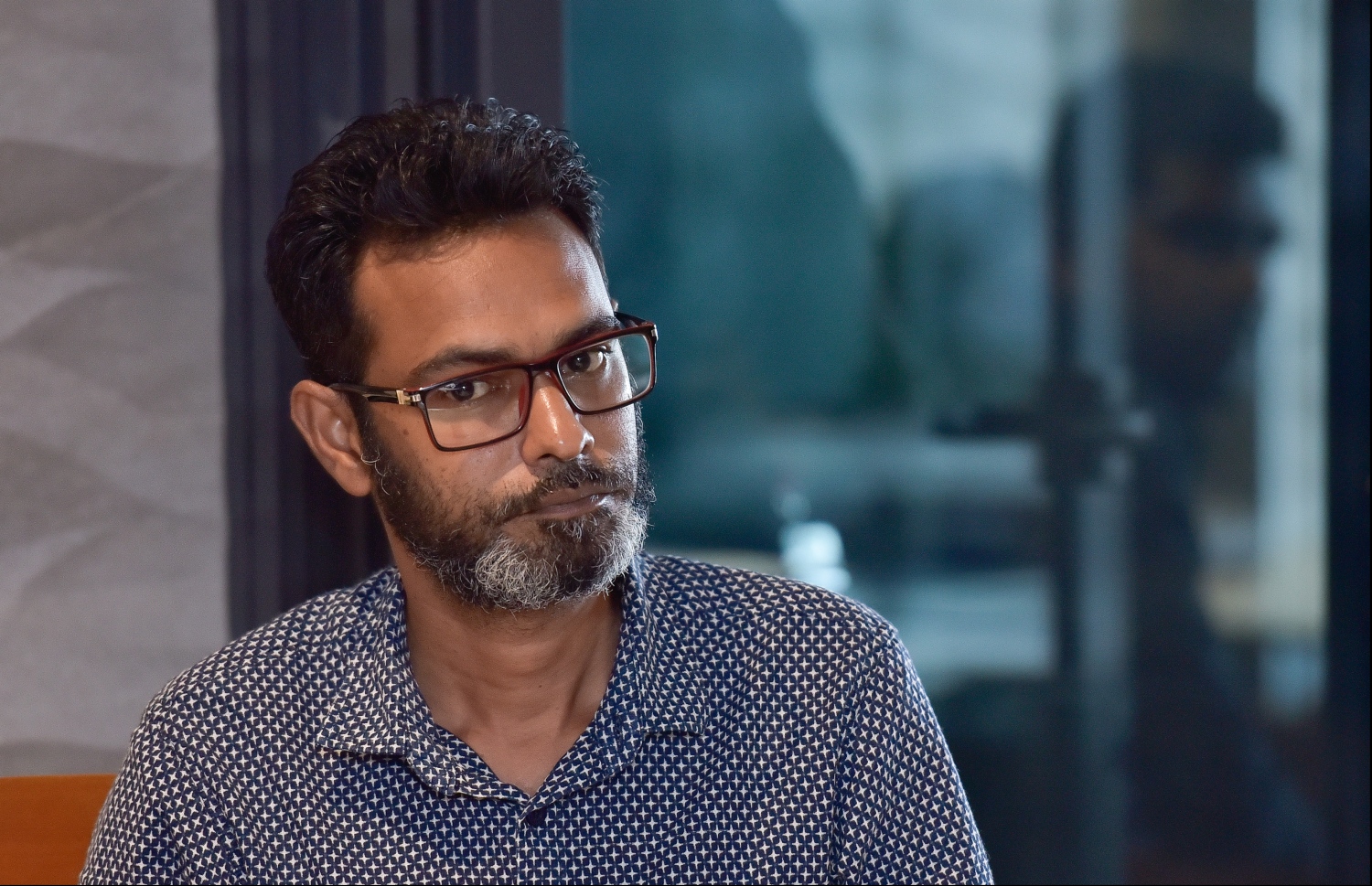 މާލެ: އޮކްޓޫބަރު 1، 2019- "މިހާރު"ގެ ފަރާތުން ވިޔަފާރިއަށް ހާއްސަކޮށްގެން އަހަރަކު އެއްފަހަރު ނެރޭ "ބްރޭންޑްސް އޮފް މޯލްޑިވްސް" މެގަޒިން ނެރުމުގެ ގޮތުން މާގިރި ހޮޓަލްގައި ބޭއްވި ހަފްލާގެ ތެރެއިން.---ފޮޓޯ: ހުސައިން ވަހީދު/މިހާރު