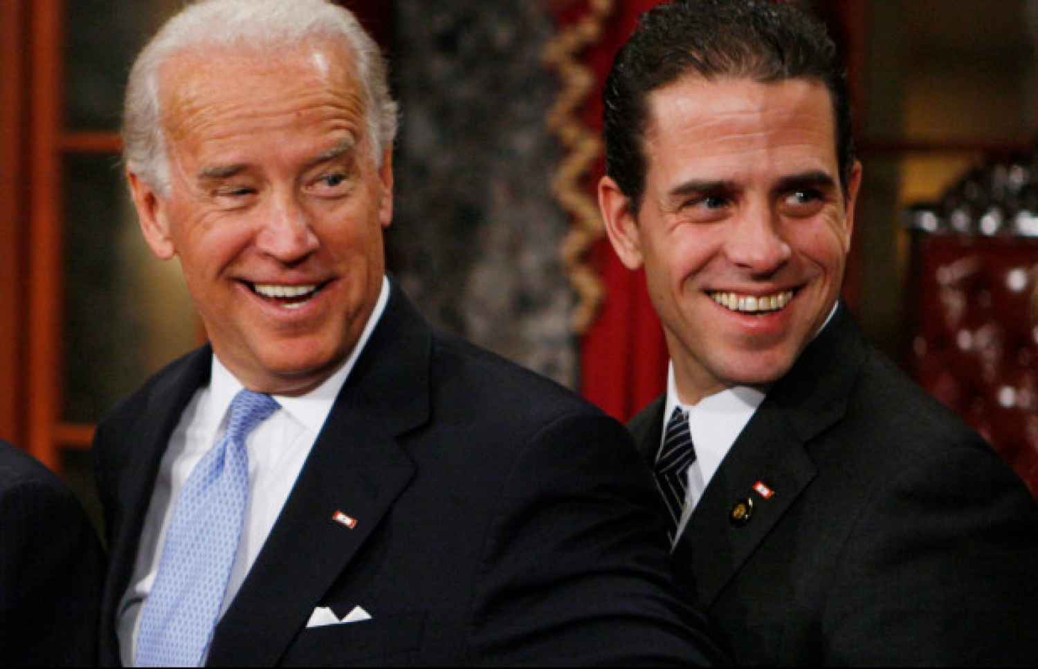 އެމެރިކާގެ ކުރީގެ ނައިބު ރައީސް ޖޯ ބައިޑެން (ވ) އާއި އޭނާގެ ދަރިކަލުން ހަންޓާ