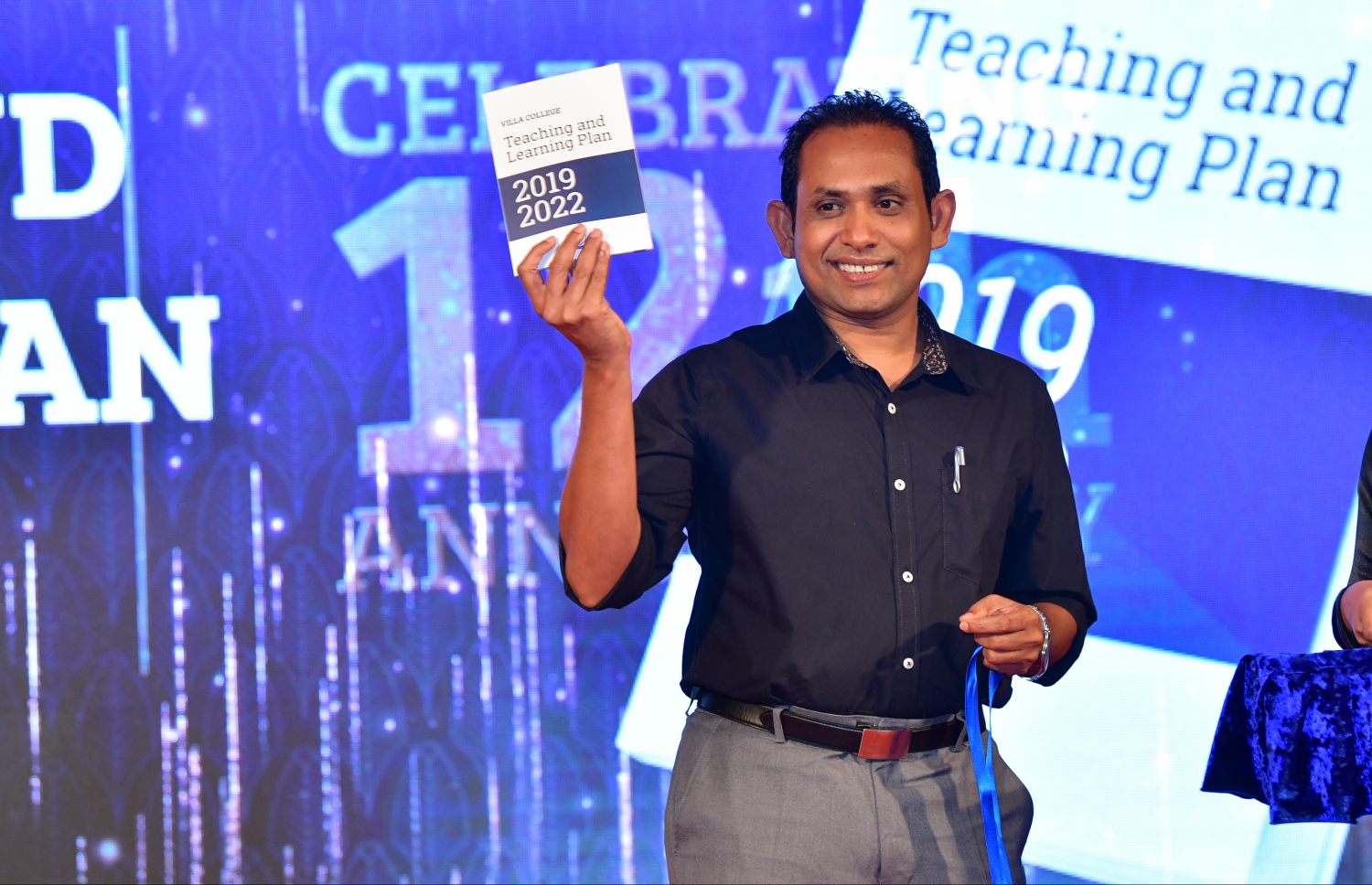 އޮކްޓޯބަރު 18، 2019- ވިލާ ކޮލެޖުގެ 12 ވަނަ އަހަރީ ދުވަސް ފާހަގަކުރުމަށް ބޭއްވި ރަސްމިއްޔާތުގެ ތެރެއިން.---ފޮޓޯ: ނިޝާން އަލީ/މިހާރު