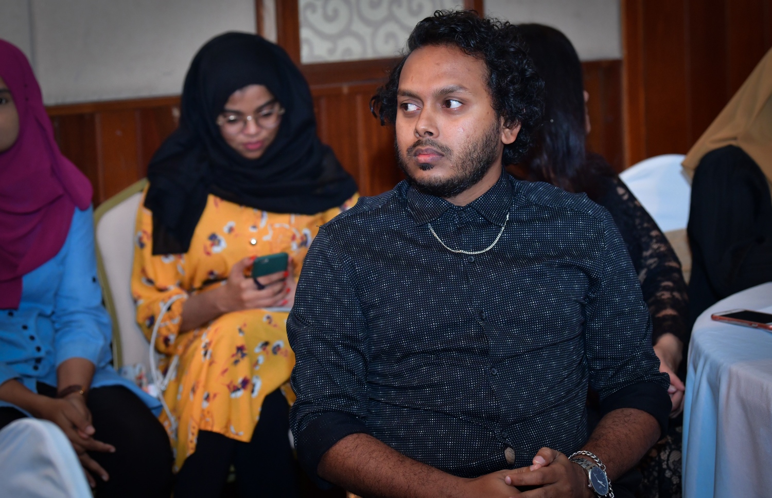 އޮކްޓޯބަރު 18، 2019- ވިލާ ކޮލެޖުގެ 12 ވަނަ އަހަރީ ދުވަސް ފާހަގަކުރުމަށް ބޭއްވި ރަސްމިއްޔާތުގެ ތެރެއިން.---ފޮޓޯ: ނިޝާން އަލީ/މިހާރު