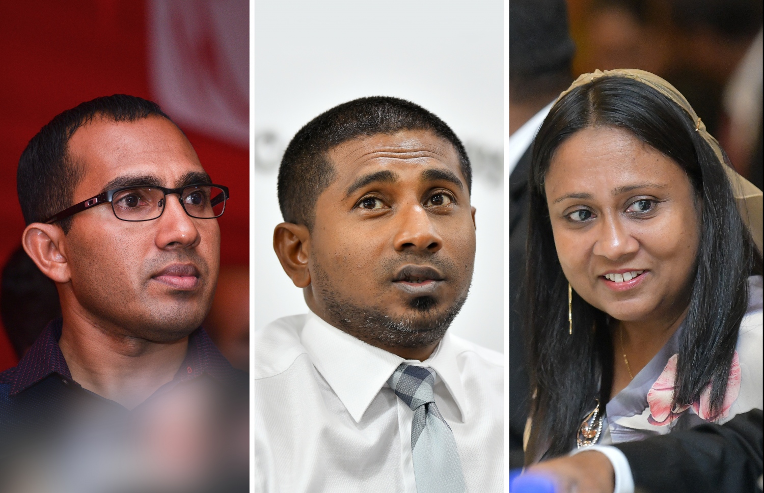 ހިޔާނާތުގެ ފައިސާ އިން މަންފާ ލިބުނު ކަމުގެ ތުހުމަތު ކުރި، (ވ-ކ) ސައިންސް އެންޑް ޓެކްނޮލޮޖީ މިނިސްޓަރު މުހައްމަދު މަލީހް ޖަމާލް، ޔޫތު މިނިސްޓަރު އަހްމަދު މަހްލޫފް އަދި ފިޝަރީޒް މިނިސްޓަރު ޒަހާ ވަހީދު