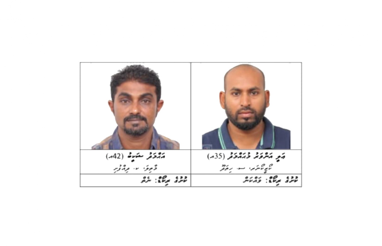 އިސްކޮށް އުޅޭ ކަމަށް ފުލުހުން ބުނާ އަންވަރާއި ޝަކީބް--