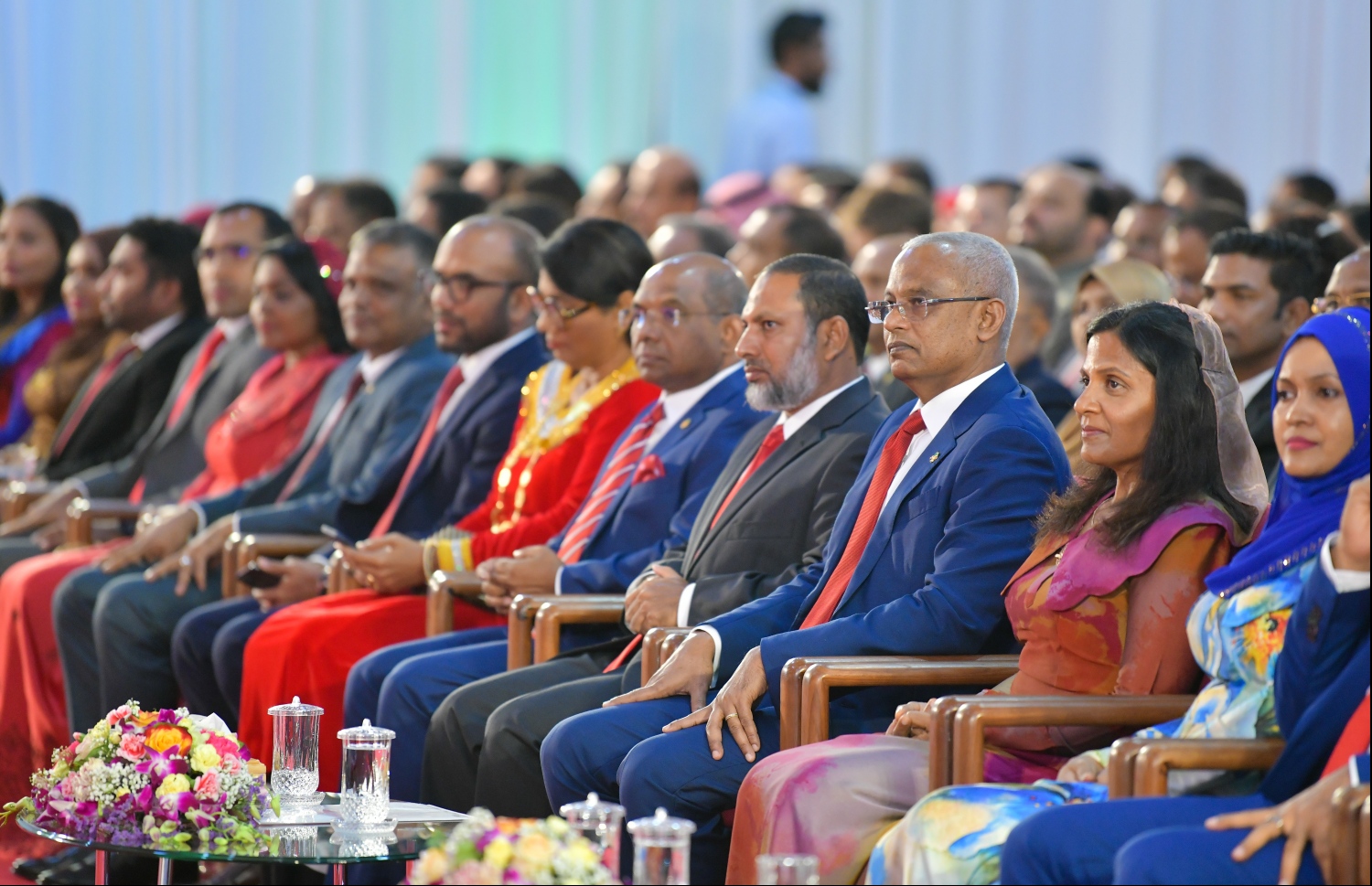 މާލެ: އޮކްޓޯބަރު 29، 2019: ދިވެހިރާއްޖޭގެ ގައުމީ ދުވަހުގެ ރަސްމިއްޔާތުގެ ތެރެއިން.--- ފޮޓޯ: ހުސައިން ވަހީދު /މިހާރު