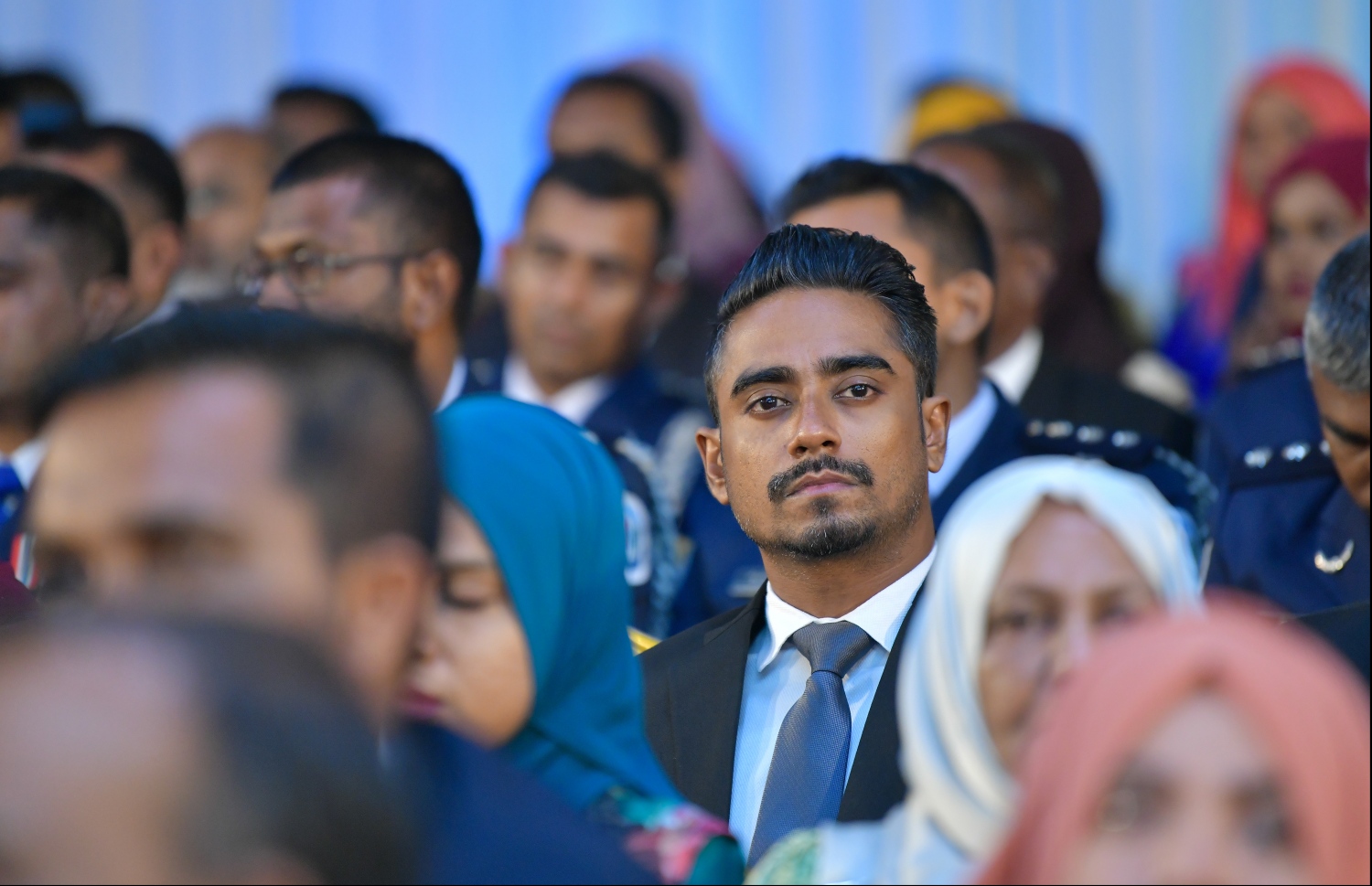 މާލެ: އޮކްޓޯބަރު 29، 2019: ދިވެހިރާއްޖޭގެ ގައުމީ ދުވަހުގެ ރަސްމިއްޔާތުގެ ތެރެއިން.--- ފޮޓޯ: ހުސައިން ވަހީދު /މިހާރު