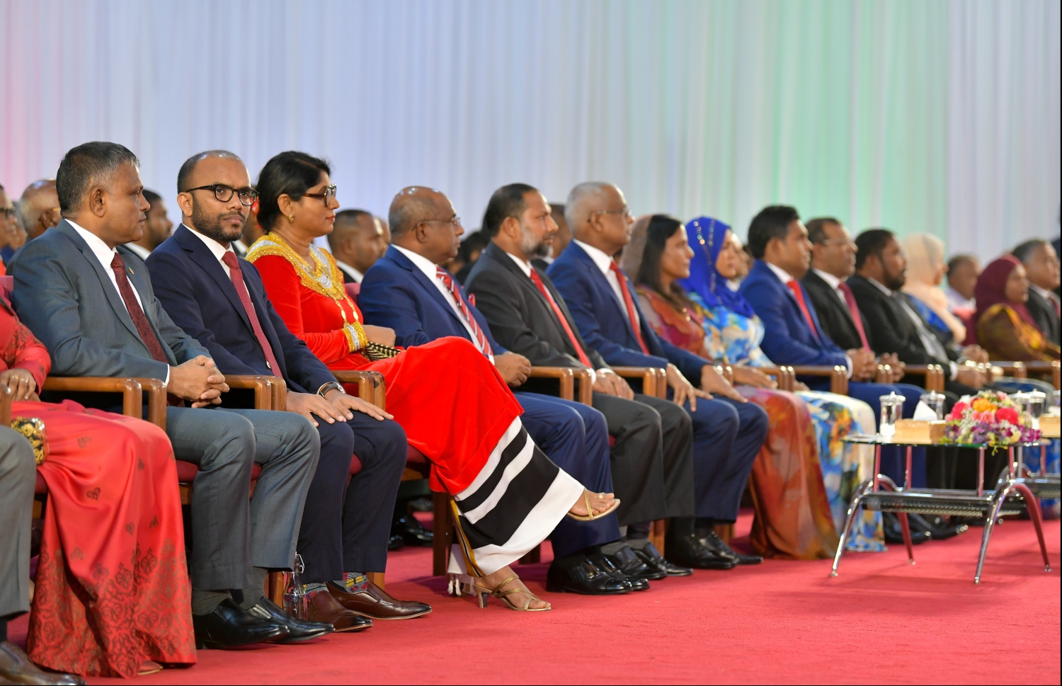 މާލެ: އޮކްޓޯބަރު 29، 2019: ދިވެހިރާއްޖޭގެ ގައުމީ ދުވަހުގެ ރަސްމިއްޔާތުގެ ތެރެއިން.--- ފޮޓޯ: ހުސައިން ވަހީދު /މިހާރު