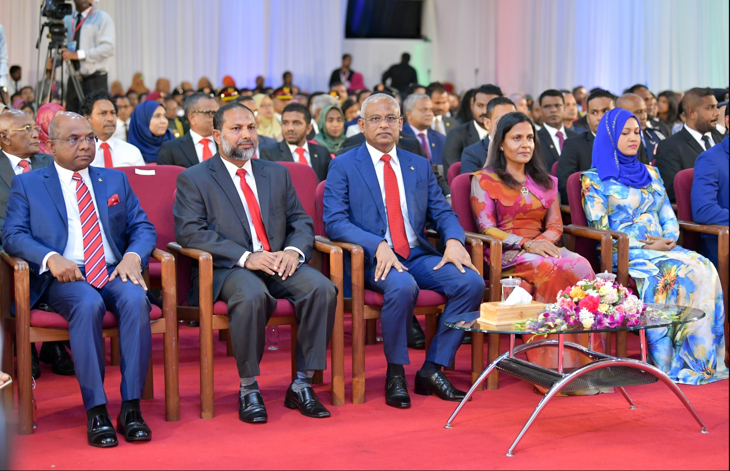 މާލެ: އޮކްޓޯބަރު 29، 2019: ދިވެހިރާއްޖޭގެ ގައުމީ ދުވަހުގެ ރަސްމިއްޔާތުގެ ތެރެއިން.--- ފޮޓޯ: ހުސައިން ވަހީދު /މިހާރު