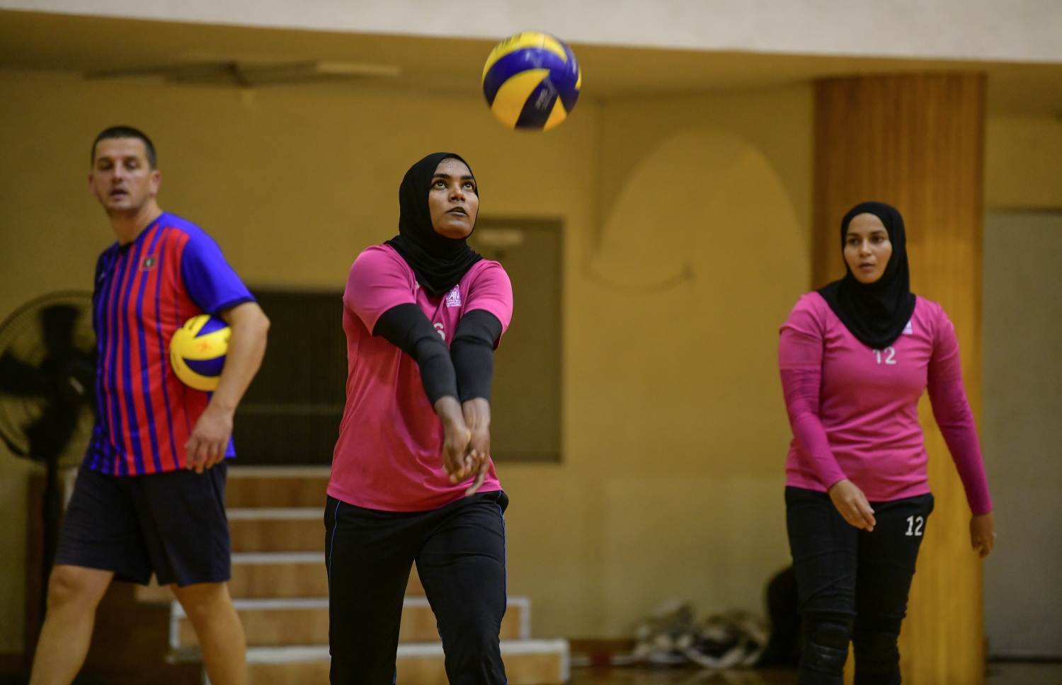 ގައުމީ ޓީމުގެ ޕްރެކްޓިހުގެ ތެރެއިން ހައްވަ. -- ފޮޓޯ: ނިޝާން އަލީ/ މިހާރު