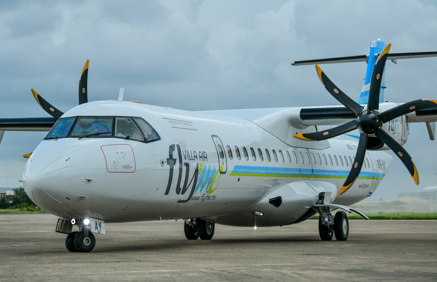 ވެލާނާ އިންޓަނޭޝަނަލް އެއާޕޯޓް: ނޮވެމްބަރު 7، 2019- ވިލާ އެއާގެ ފްލައިމީގެ ފްލީޓަށް އަލަށް ގެނައި، އޭޓީއާރު 600-72 މަރުކާގެ މަތިންދާބޯޓު އެއާޕޯޓަށް ޖައްސަނީ: މީގެ އަށް އަހަރު ކުރިން އުދުހެން ފެށި ފްލައިމީގައި އޭޓީއާރު 600-72 މަރުކާގެ ތިން ބޯޓު މިހާރު ގެންގުޅޭ.---ފޮޓޯ: ނިޝާން އަލީ/މިހާރު