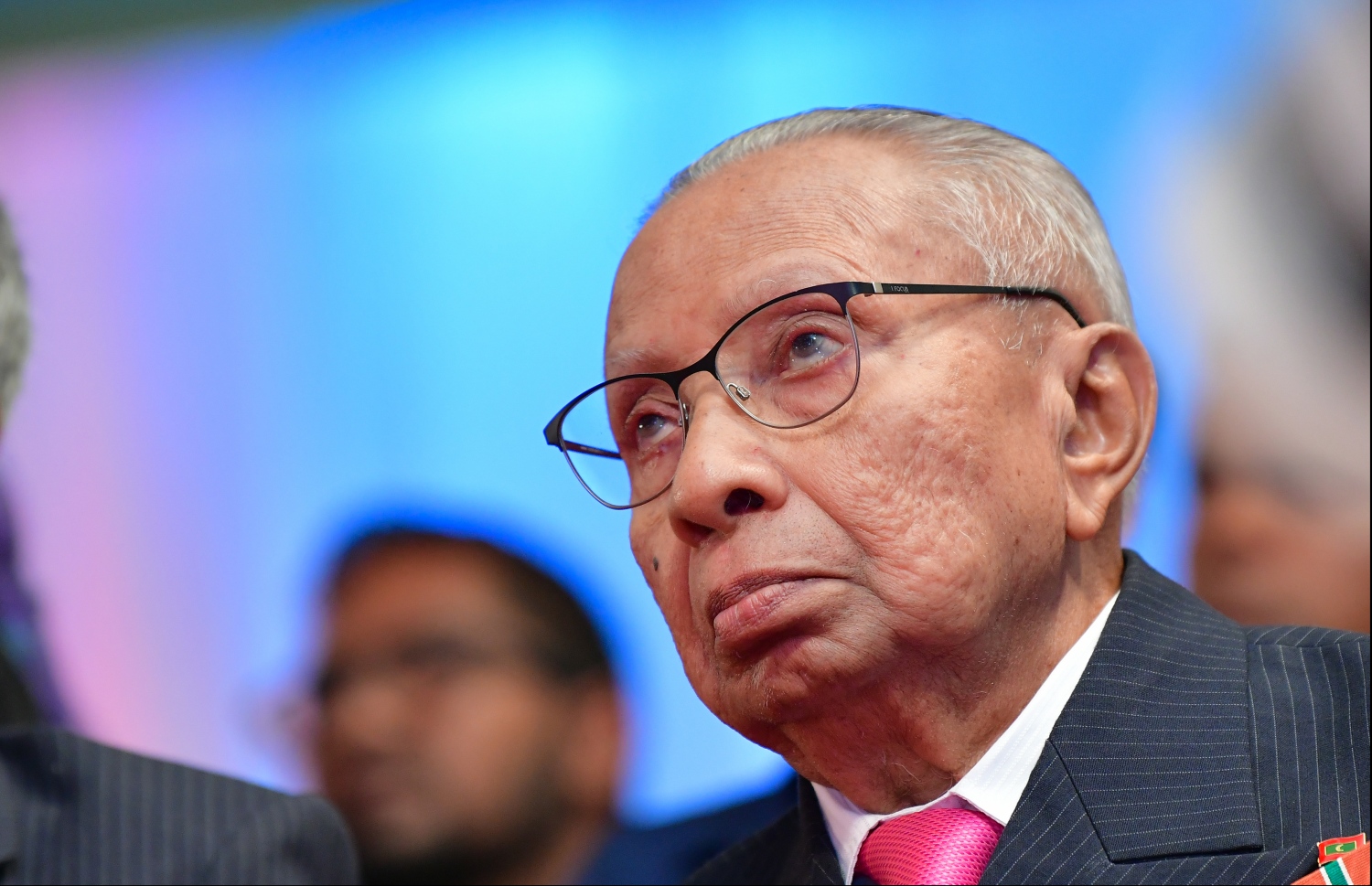 މާލެ: ނޮވެމްބަރު 10، 2019- ޖުމްހޫރީ ދުވަހުގެ މުނާސަބަތުގައި ދަރުބާރުގޭގައި ބޭއްވި ހާއްސަ ރަސްމިއްޔާތުގެ ތެރެއިން.---.ފޮޓޯ: ހުސައިން ވަހީދު/މިހާރު