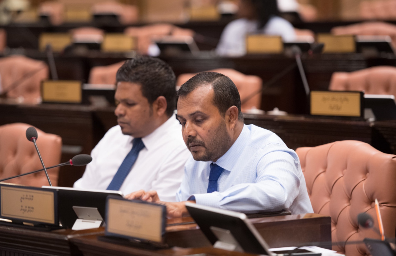 ރައްޔިތުންގެ މަޖިލިހުގެ ޖަލްސާއެއް ހިނގަމުން ދަނީ. --- ފޮޓޯ: މަޖިލިސް