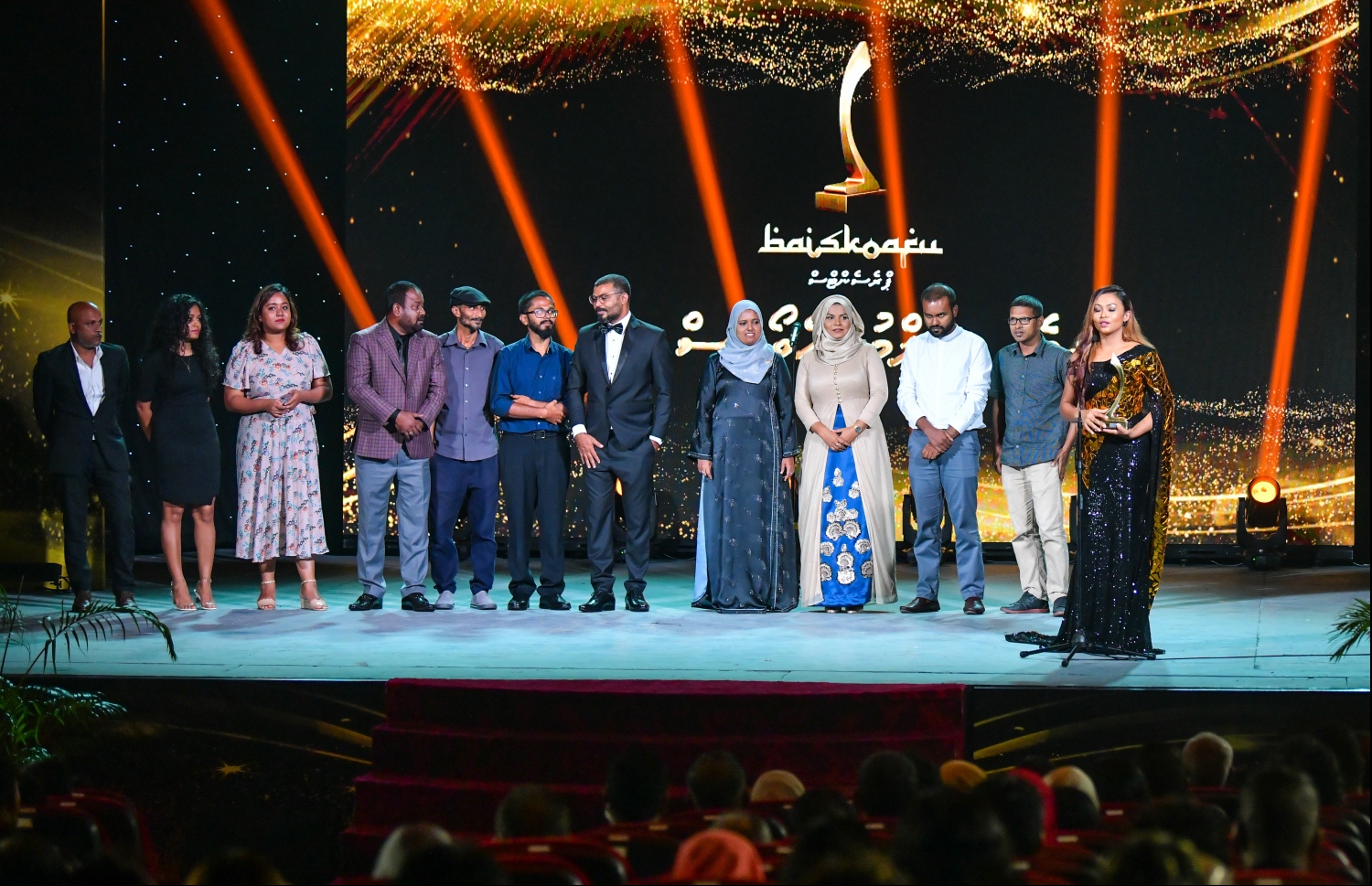 މާލެ: ނޮވެމްބަރު 15، 2019- ރާއްޖޭގެ 9 ވަނަ ފިލްމު އެވޯޑު ހަފުލާގެ ތެރެއިން.--- ފޮޓޯ: ހުސައިން ވަހީދު/މިހާރު